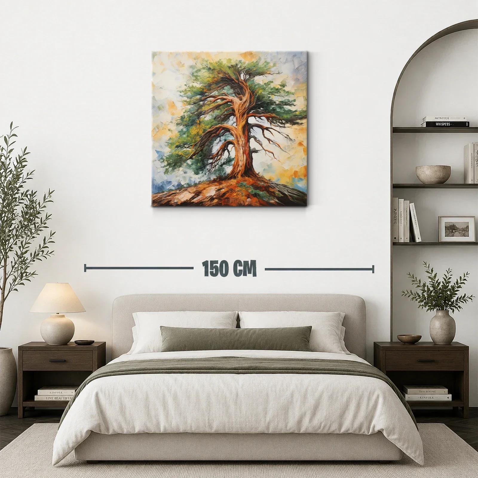 Árbol solitario en paisaje vibrante y natural — miniatura 3