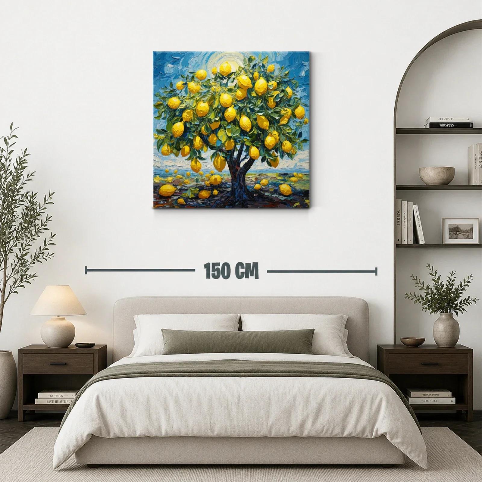 Árbol de limones vibrantes bajo un sol radiante — miniatura 3
