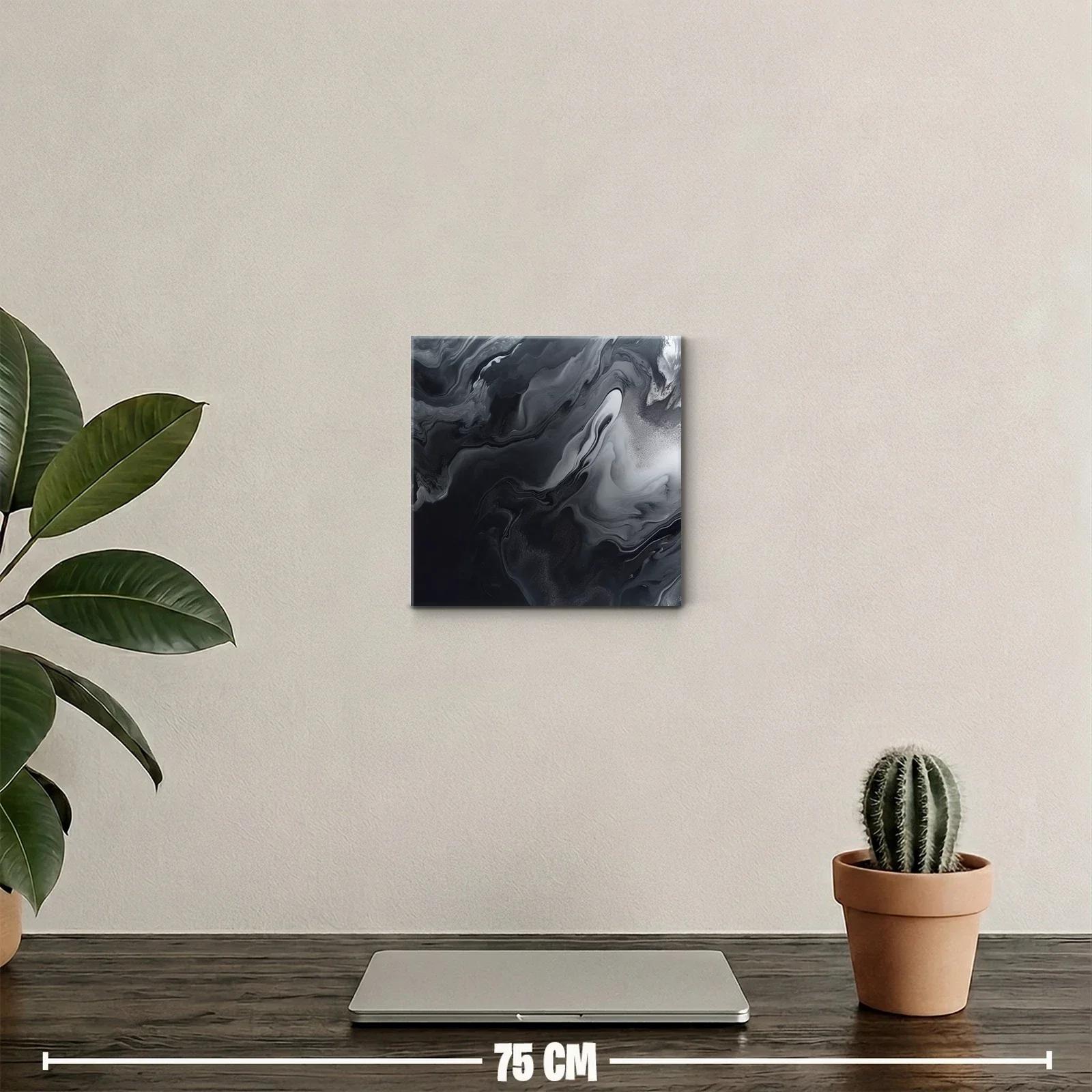 Inspiración abstracta en tonos gris y negro para decoración moderna — miniatura 2