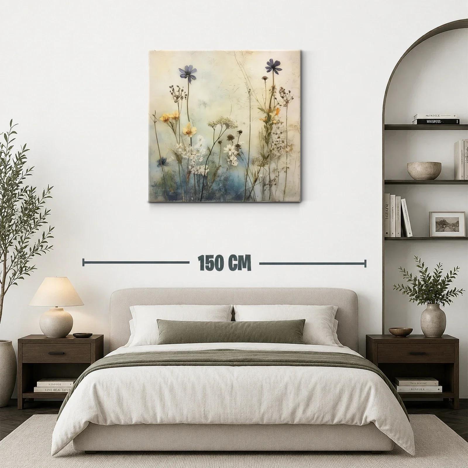 Arte floral delicado en tonos suaves y naturales — miniatura 3