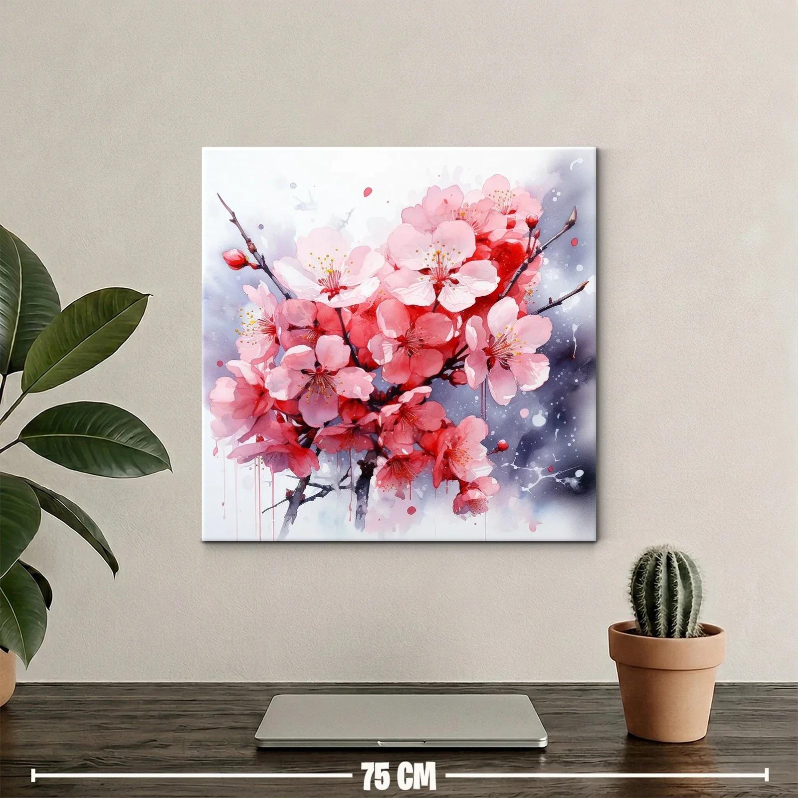 Ramo de flores rosas con fondo en tonos grises — miniatura 2