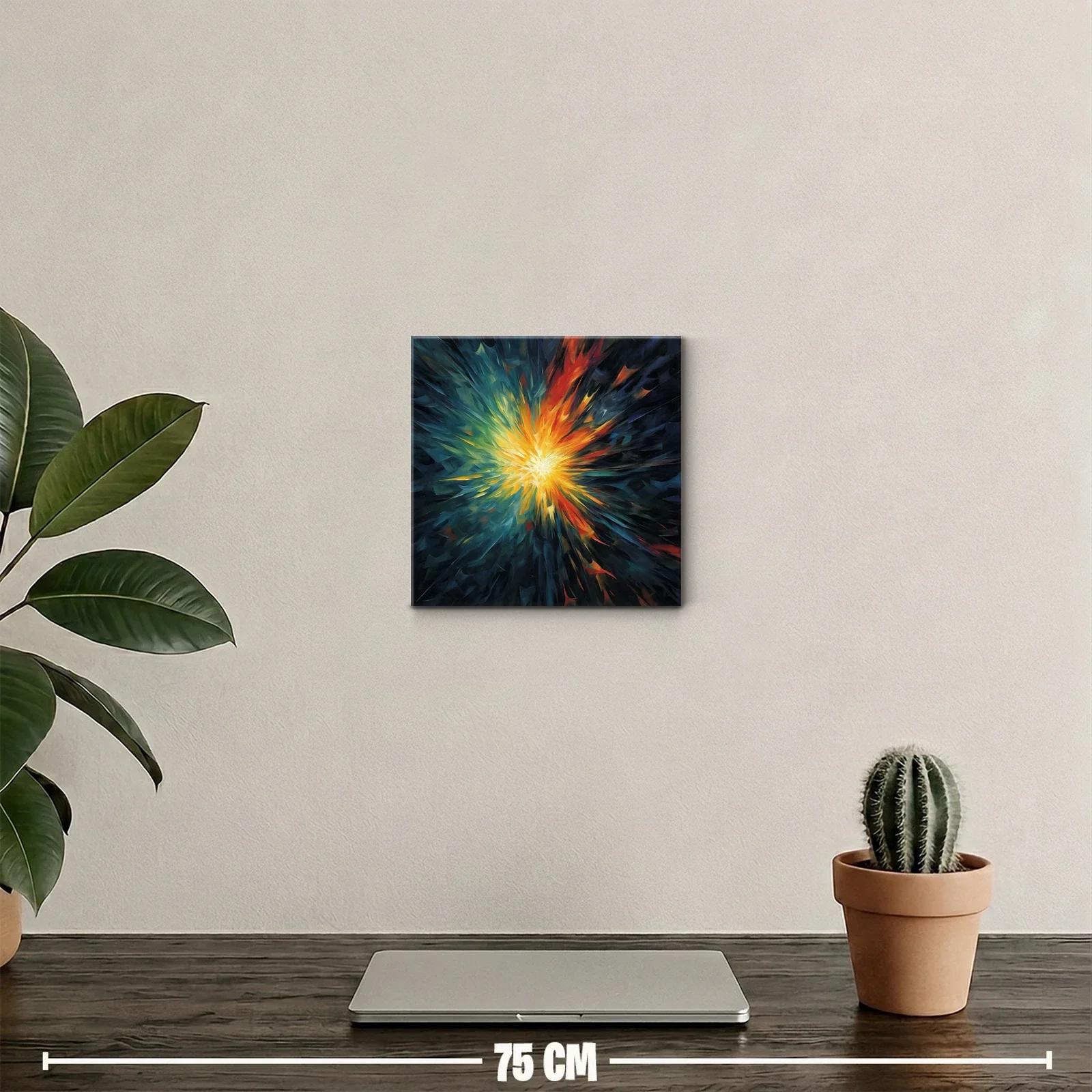 Explosión de luz y color en movimiento dinámico — miniatura 2