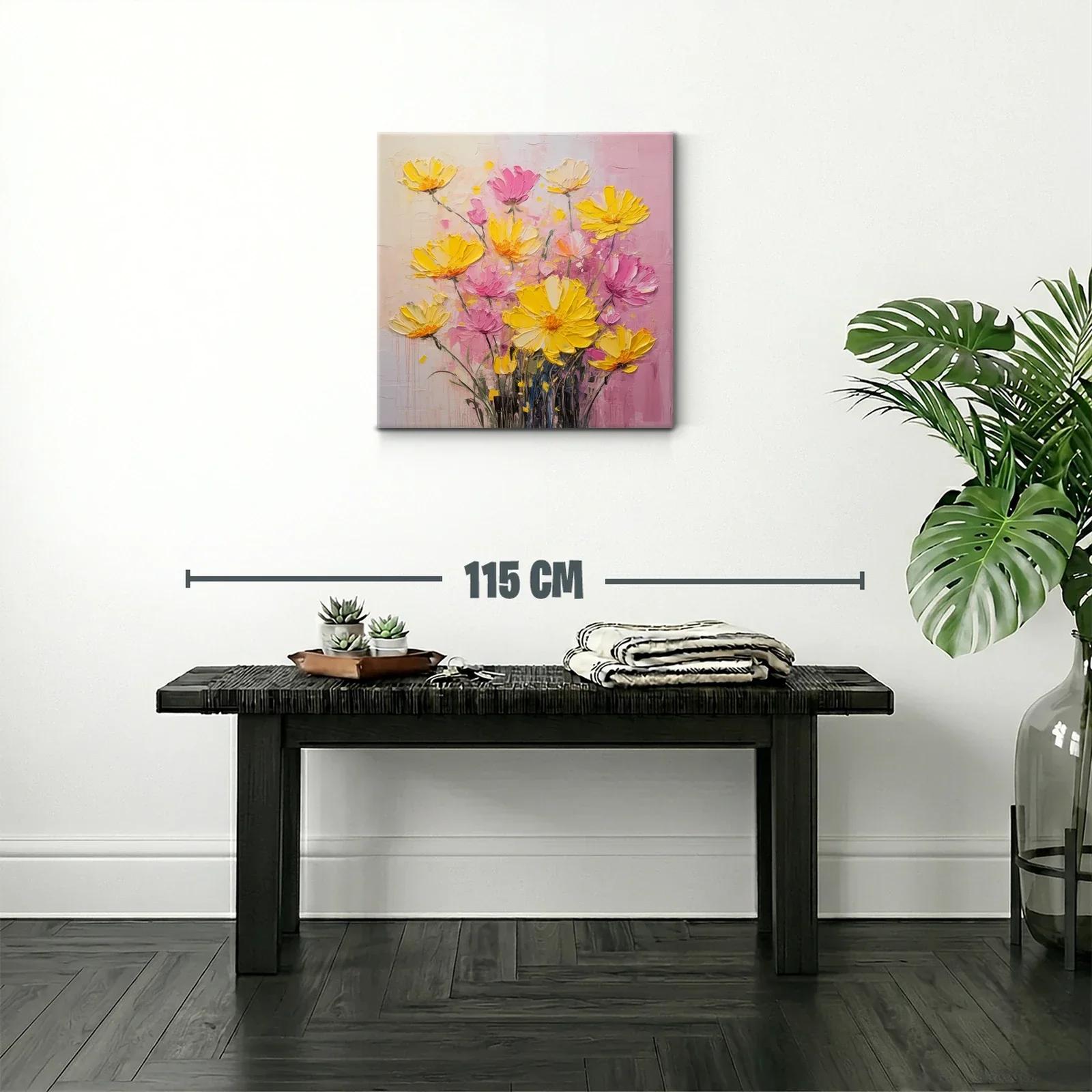 Armonioso ramo floral en tonos suaves y vibrantes — miniatura 2