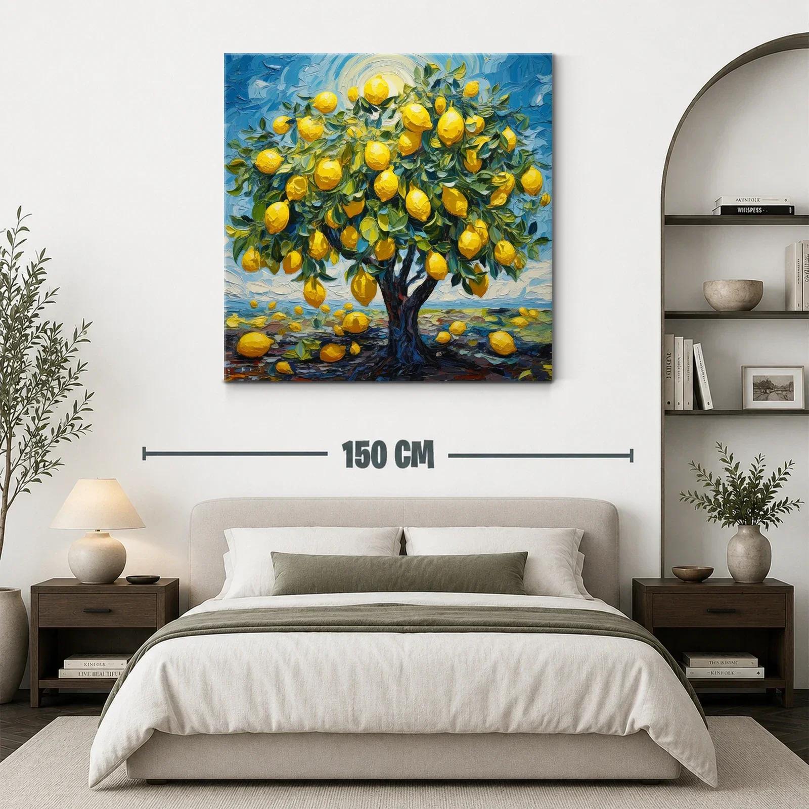 Árbol de limones vibrantes bajo un sol radiante — miniatura 3