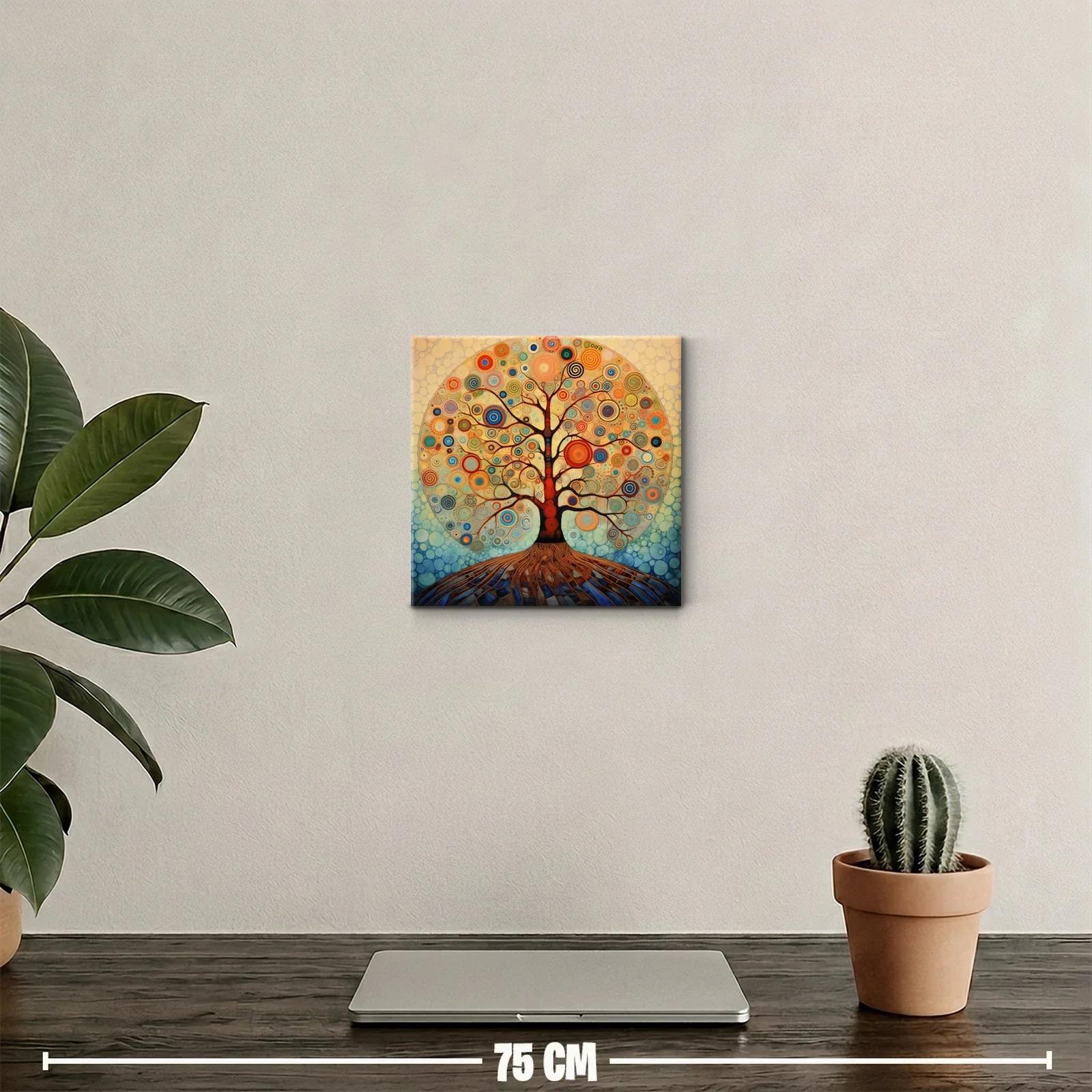 Árbol de la Vida con Círculos de Colores Vibrantes — miniatura 2