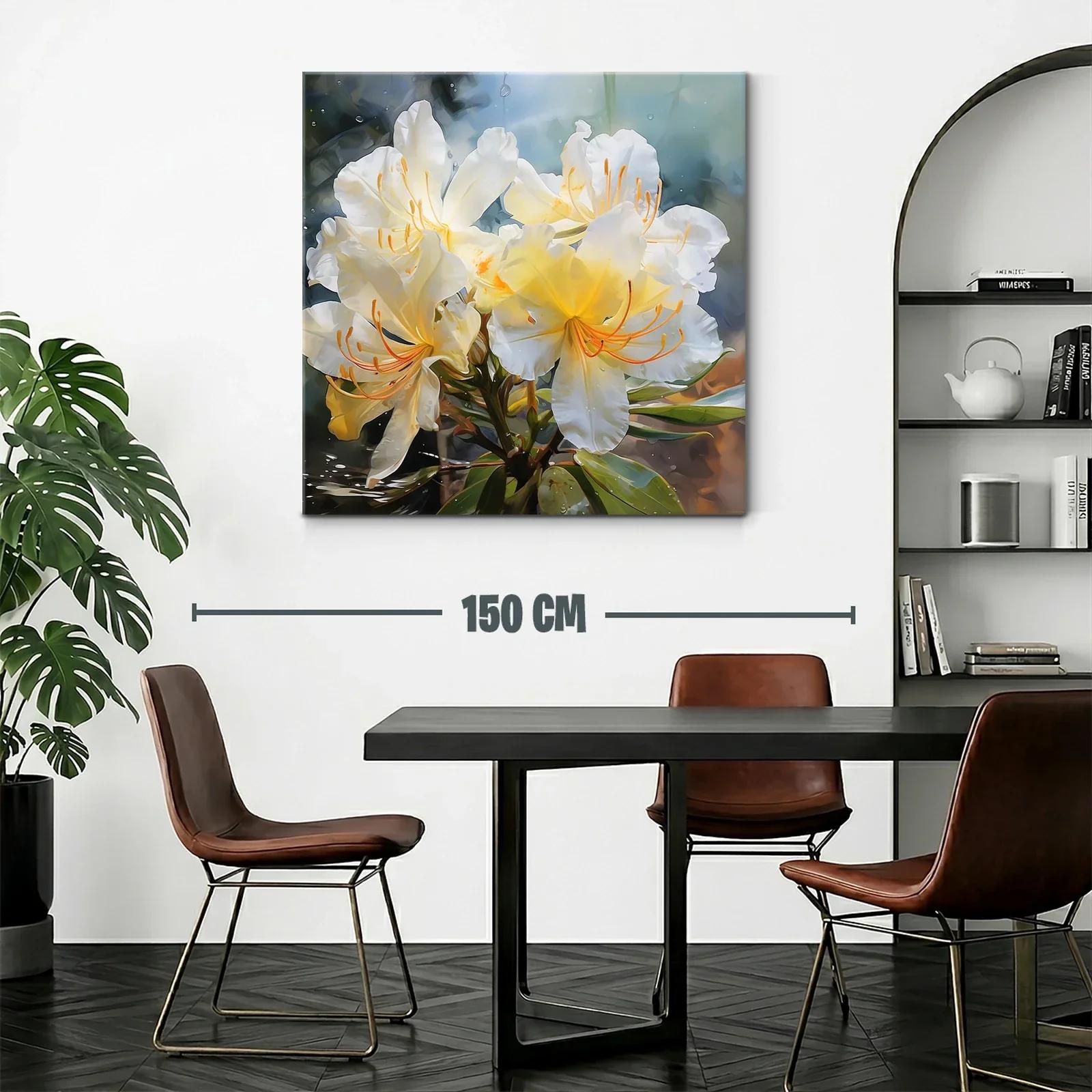 Elegancia natural en flores blancas y amarillas suaves — miniatura 2