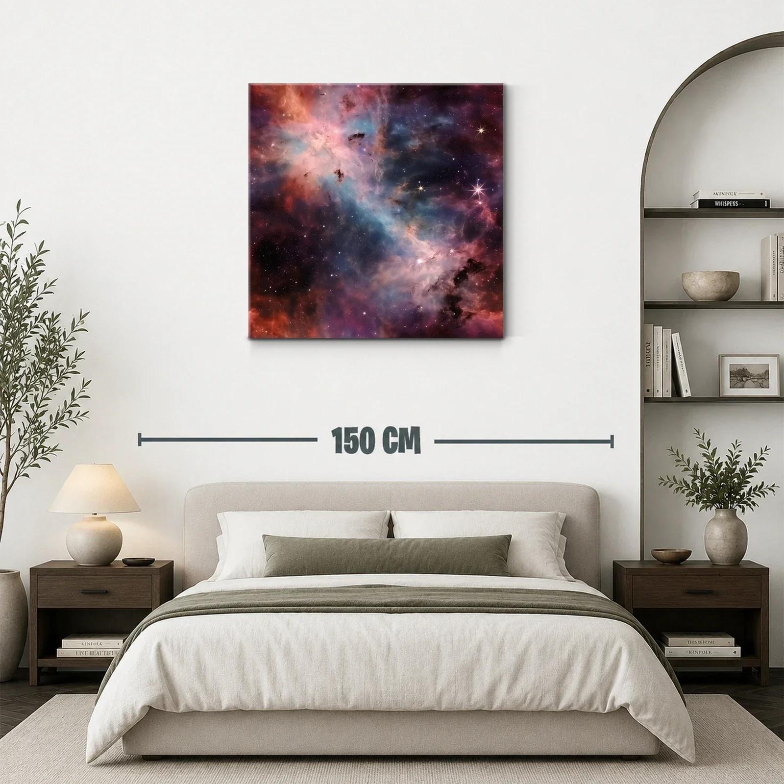 Cielo Cósmico con Nebulosas y Estrellas Brillantes — miniatura 3