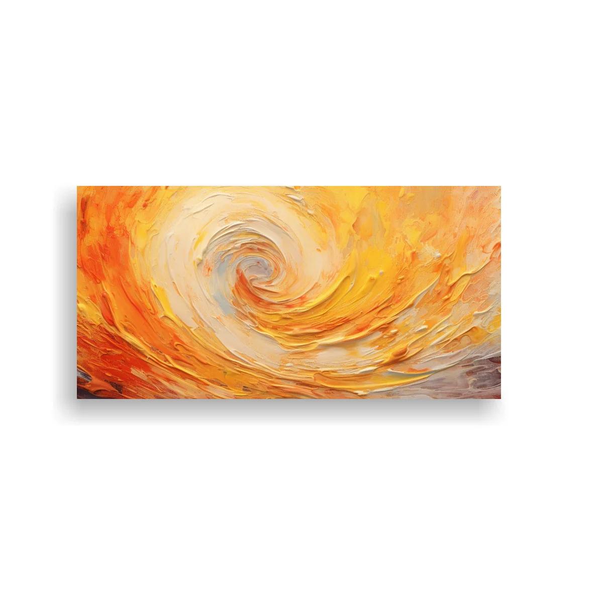 Cuadro remolino de fuego en espiral luminosa — imagen principal