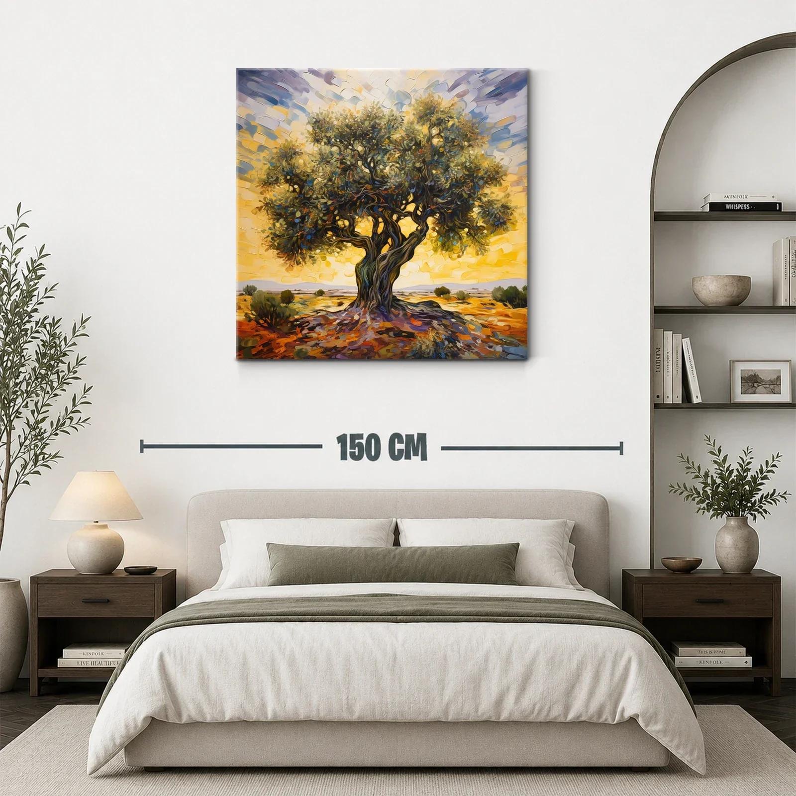 Magnífico árbol solitario en paisaje cálido y vibrante — miniatura 3