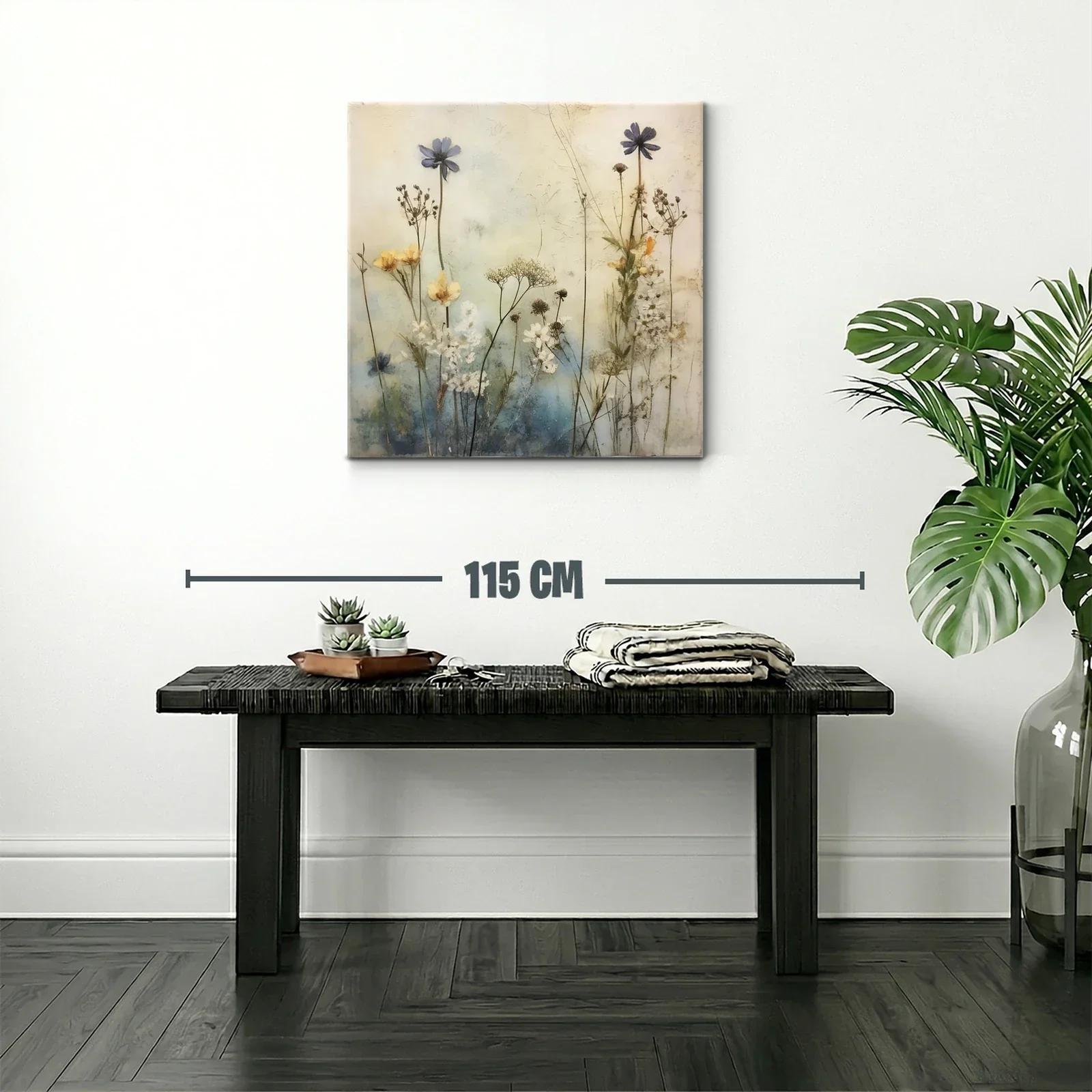 Arte floral delicado en tonos suaves y naturales — miniatura 2