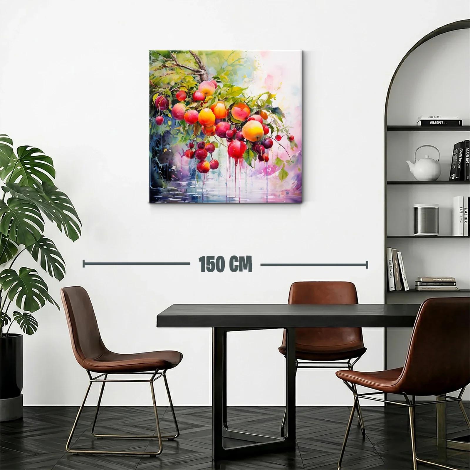 Frutos vibrantes colgantes en composición llena de vida — miniatura 2