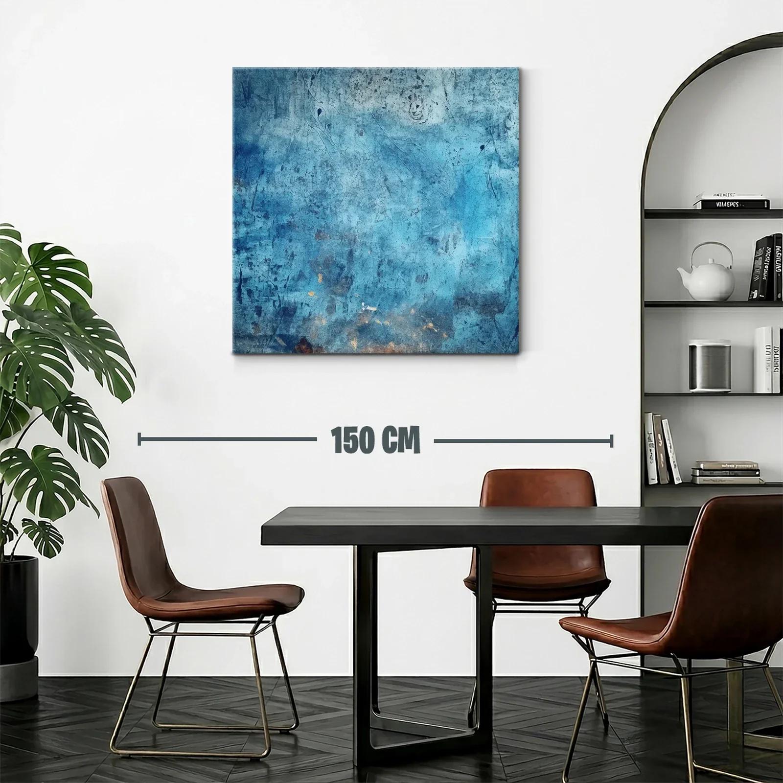 Inspiración abstracta en tonos azules y grises — miniatura 2