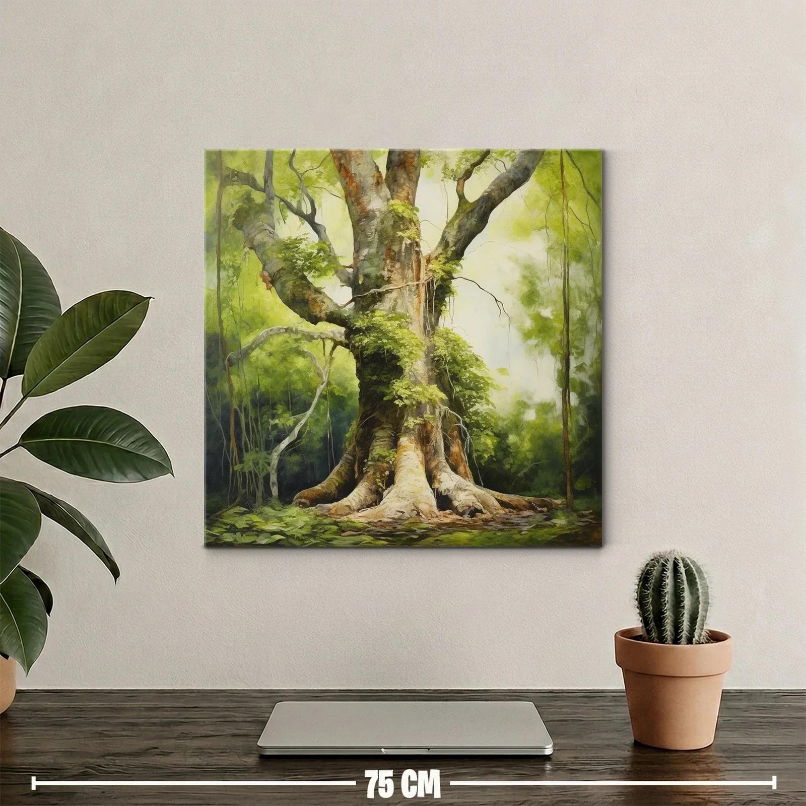 Imponente árbol que simboliza fuerza y conexión natural — miniatura 2