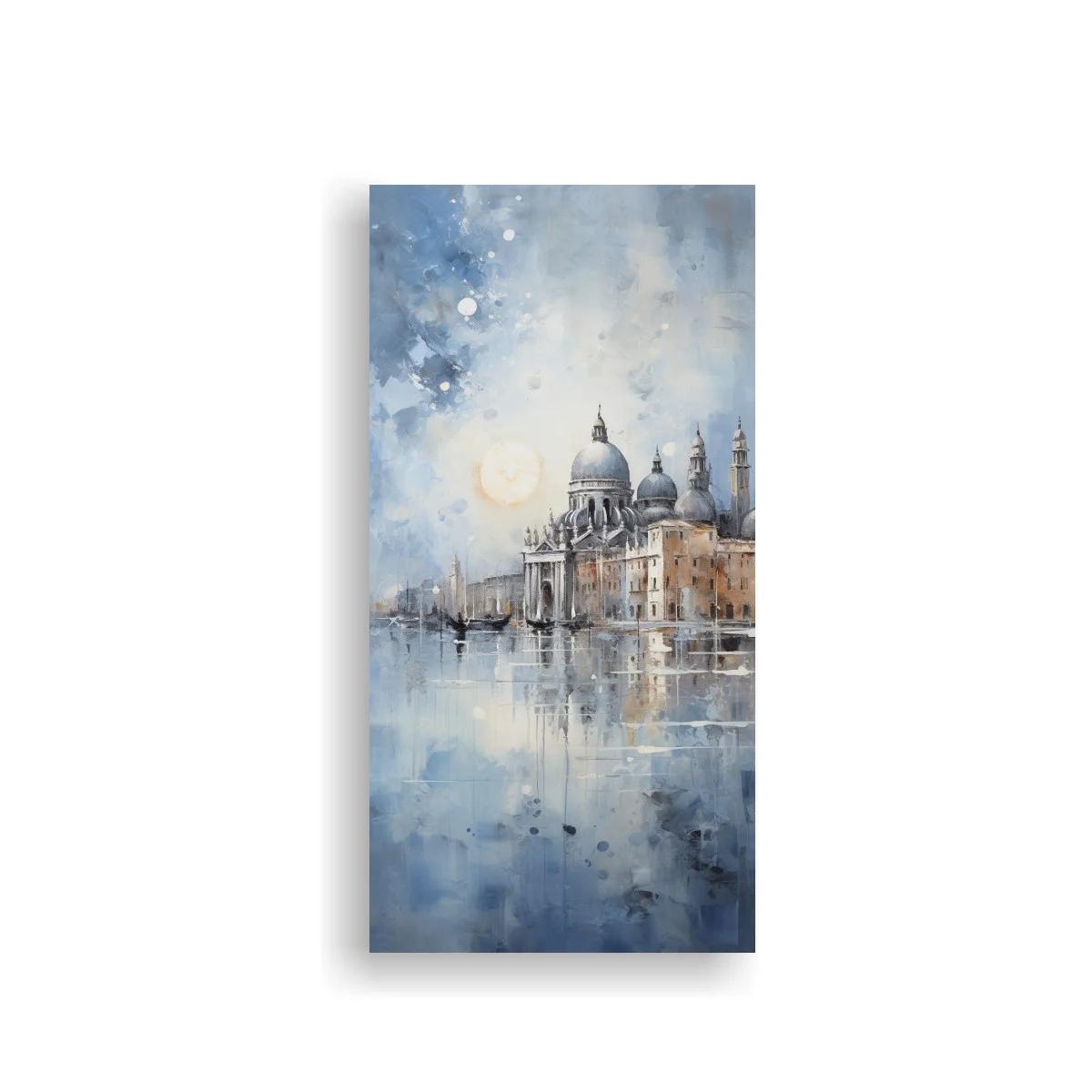 Cuadro basílica con cúpulas junto al agua — imagen principal
