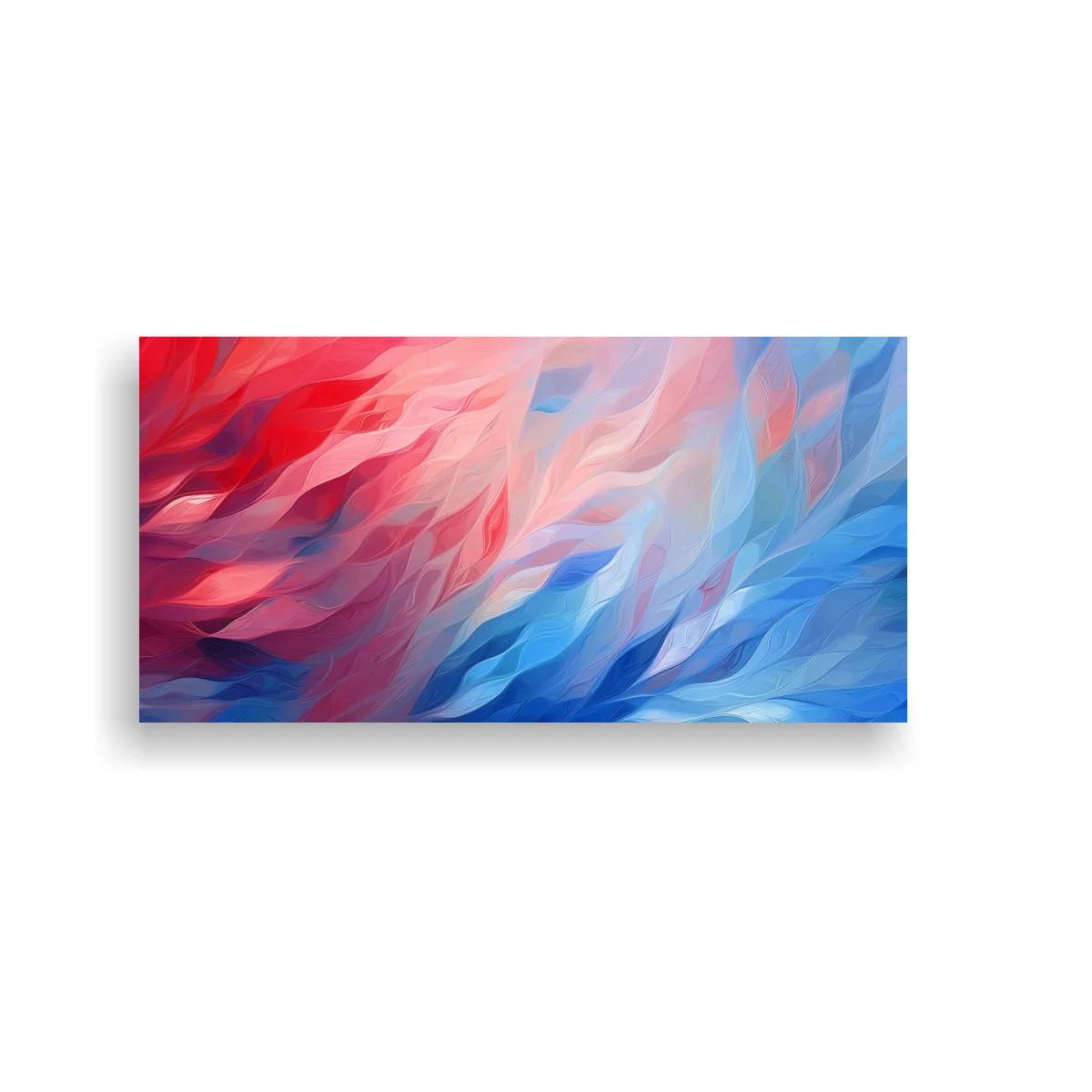 Cuadro ondas abstractas con pliegues de color — imagen principal