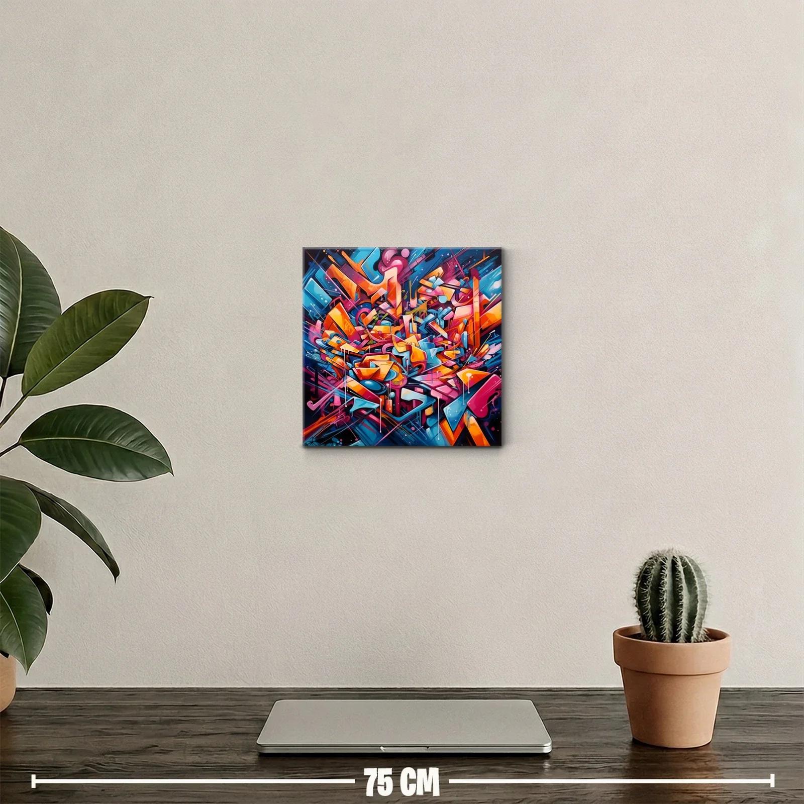 Estallido vibrante de formas y colores abstractos — miniatura 2