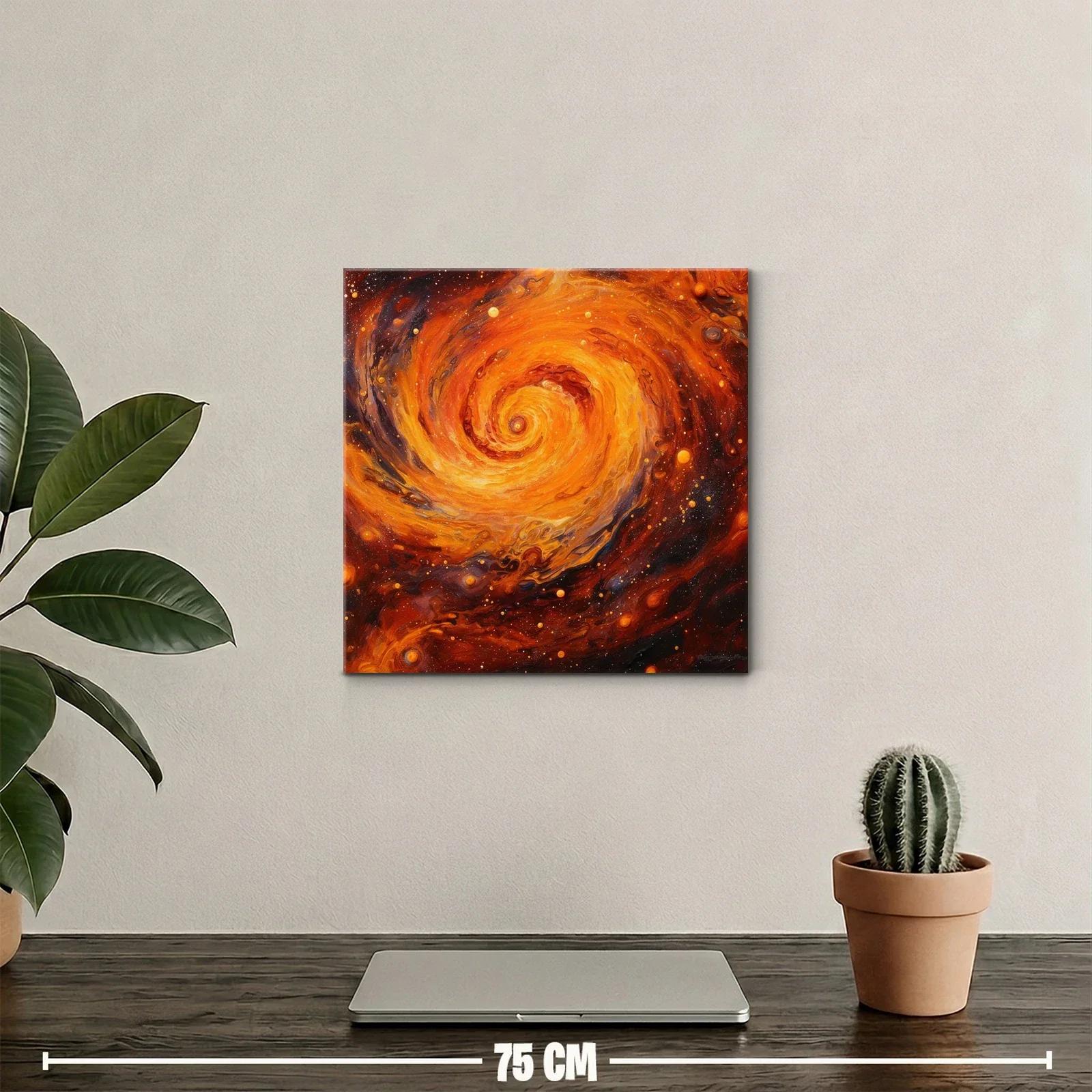 Espiral Cósmico en Tonos Cálidos y Vibrantes — miniatura 2