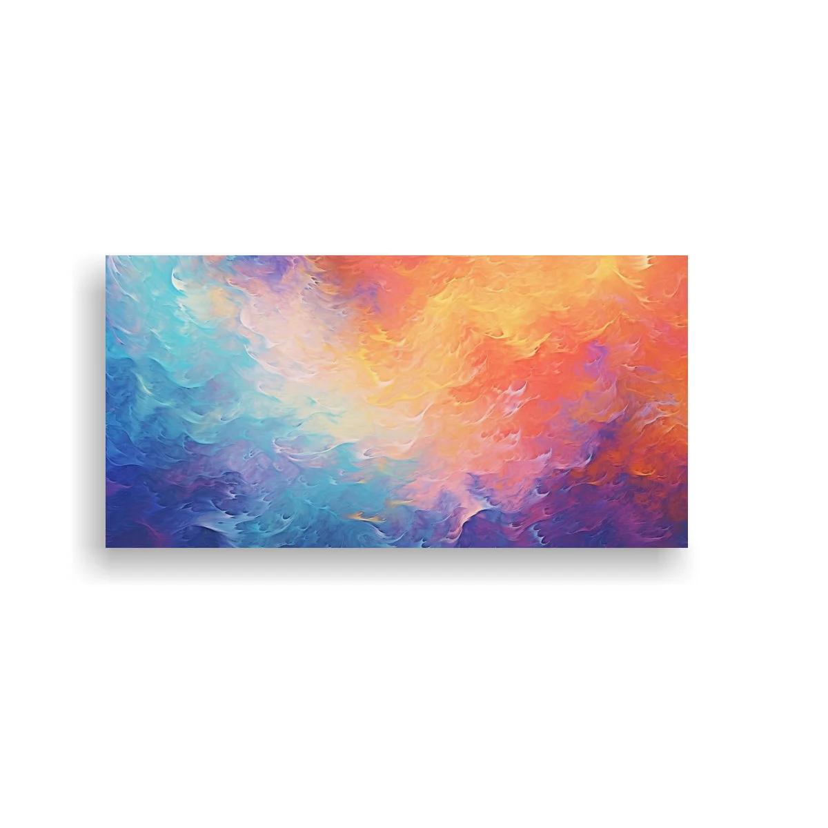 Cuadro nube de color abstracta con resplandor difuso — imagen principal