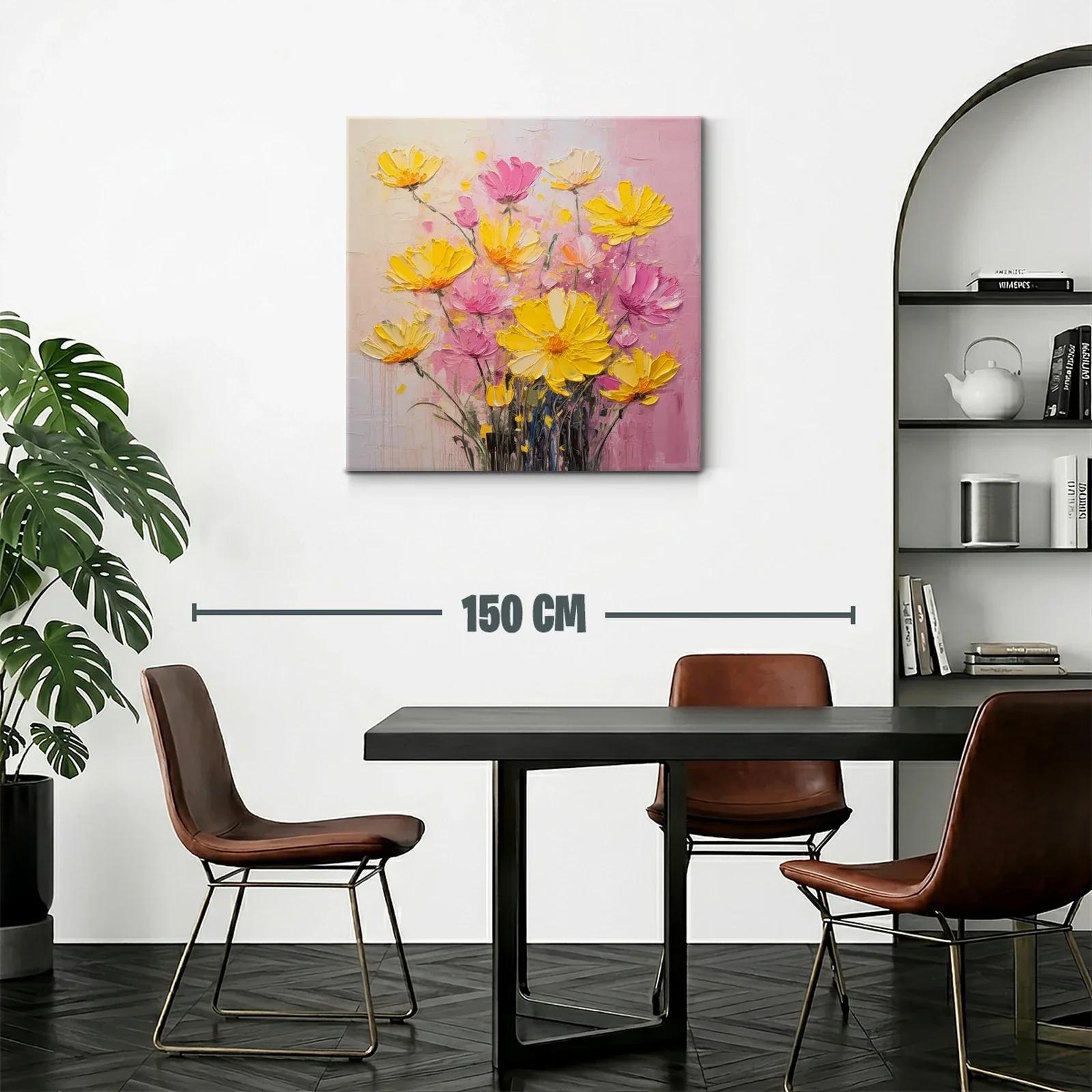 Armonioso ramo floral en tonos suaves y vibrantes — miniatura 2