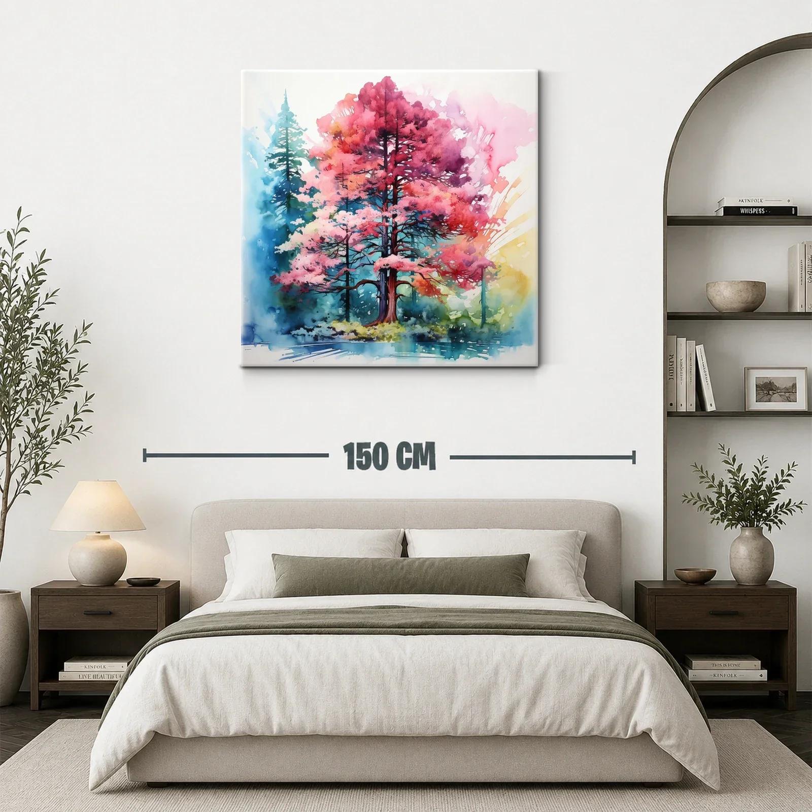 Árbol en tonos vivos con vibrantes matices naturales — miniatura 3