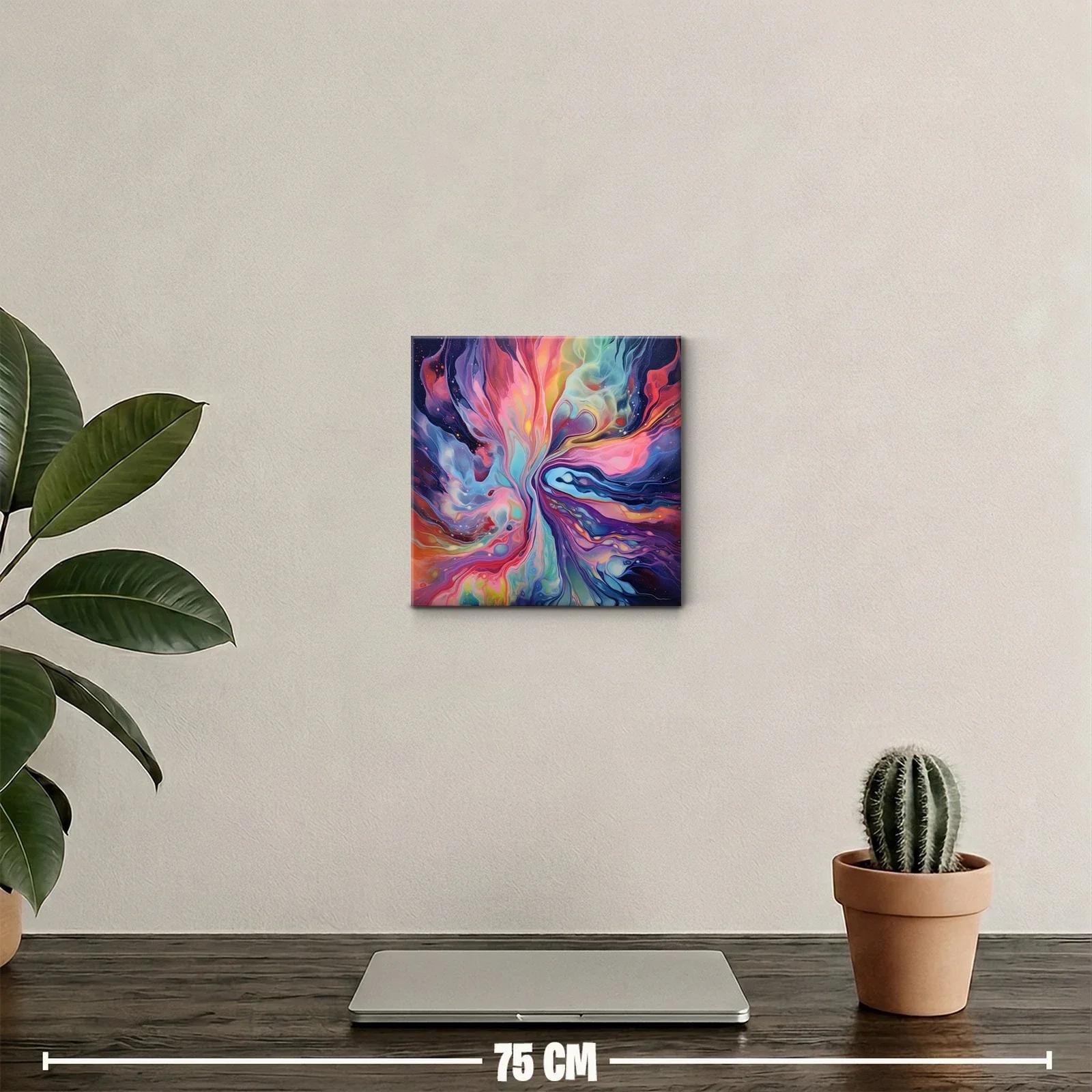 Explosión colorida de formas abstractas en movimiento vibrante — miniatura 2