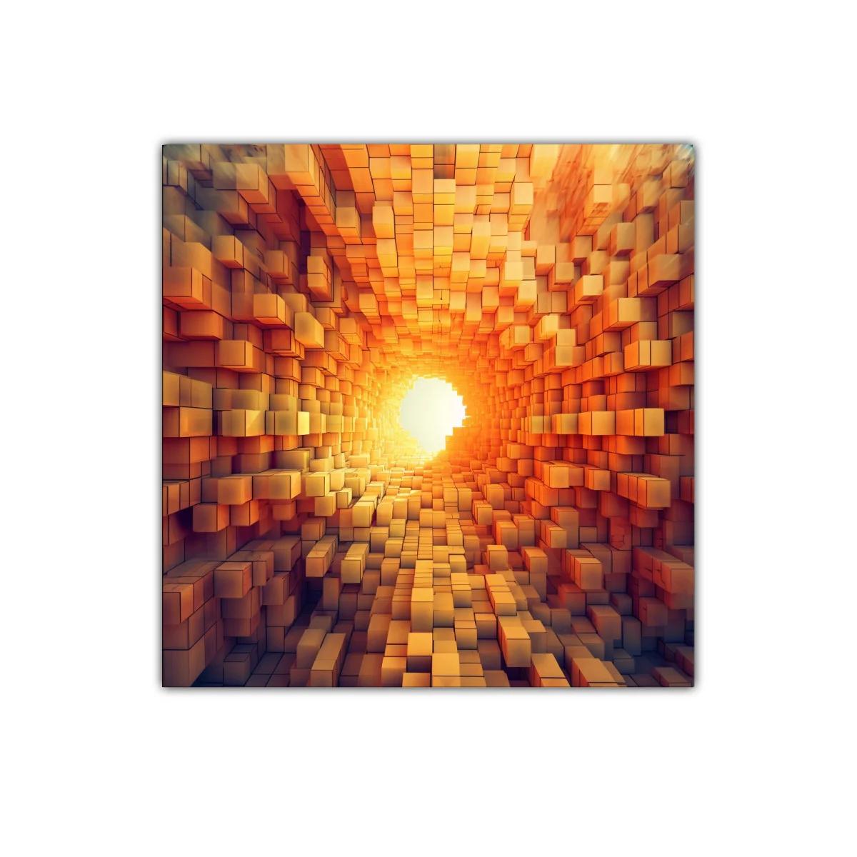 Composición geométrica con luz cálida y profundidad visual — miniatura 1