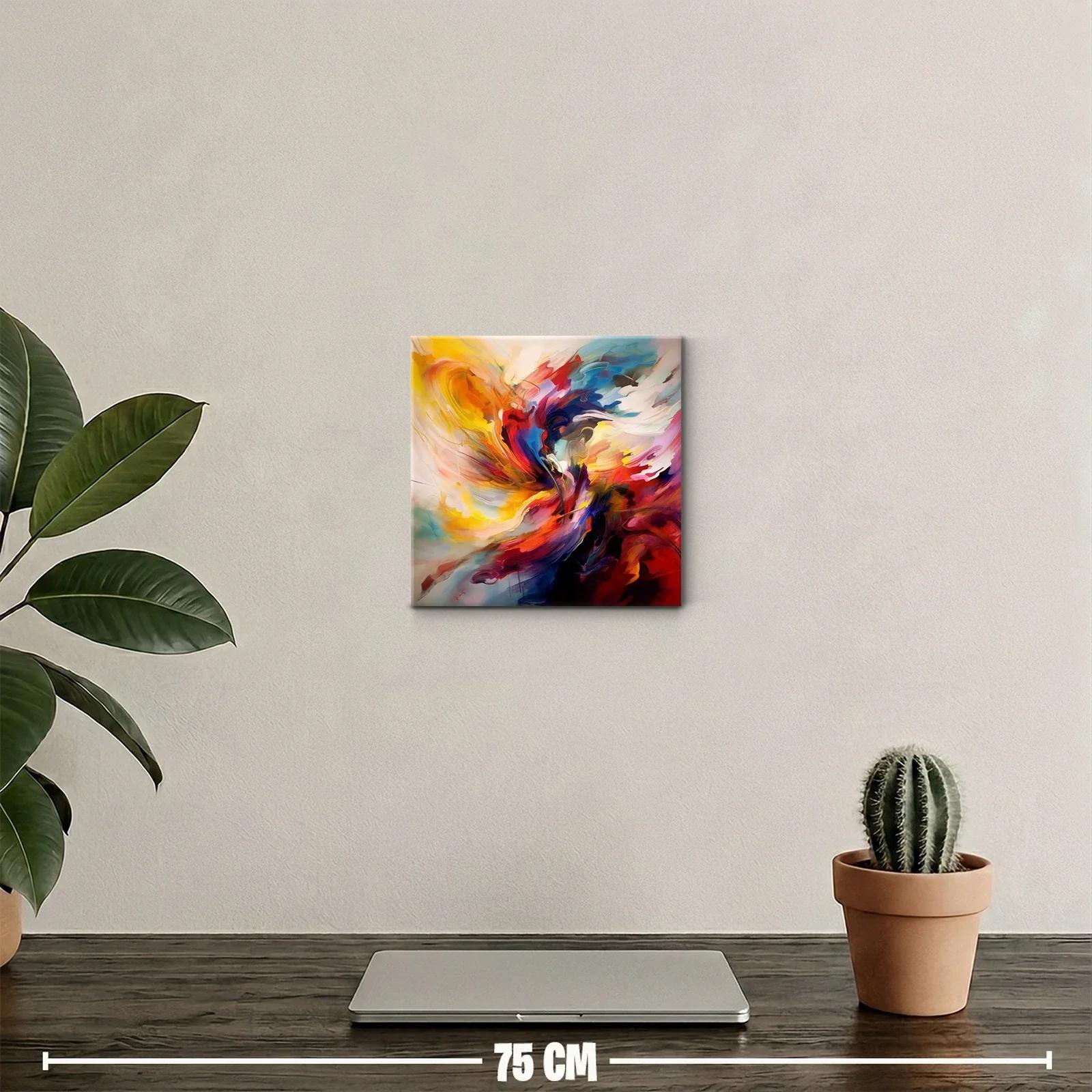 Explosión de color abstracto con energía vibrante y contraste dinámico — miniatura 2