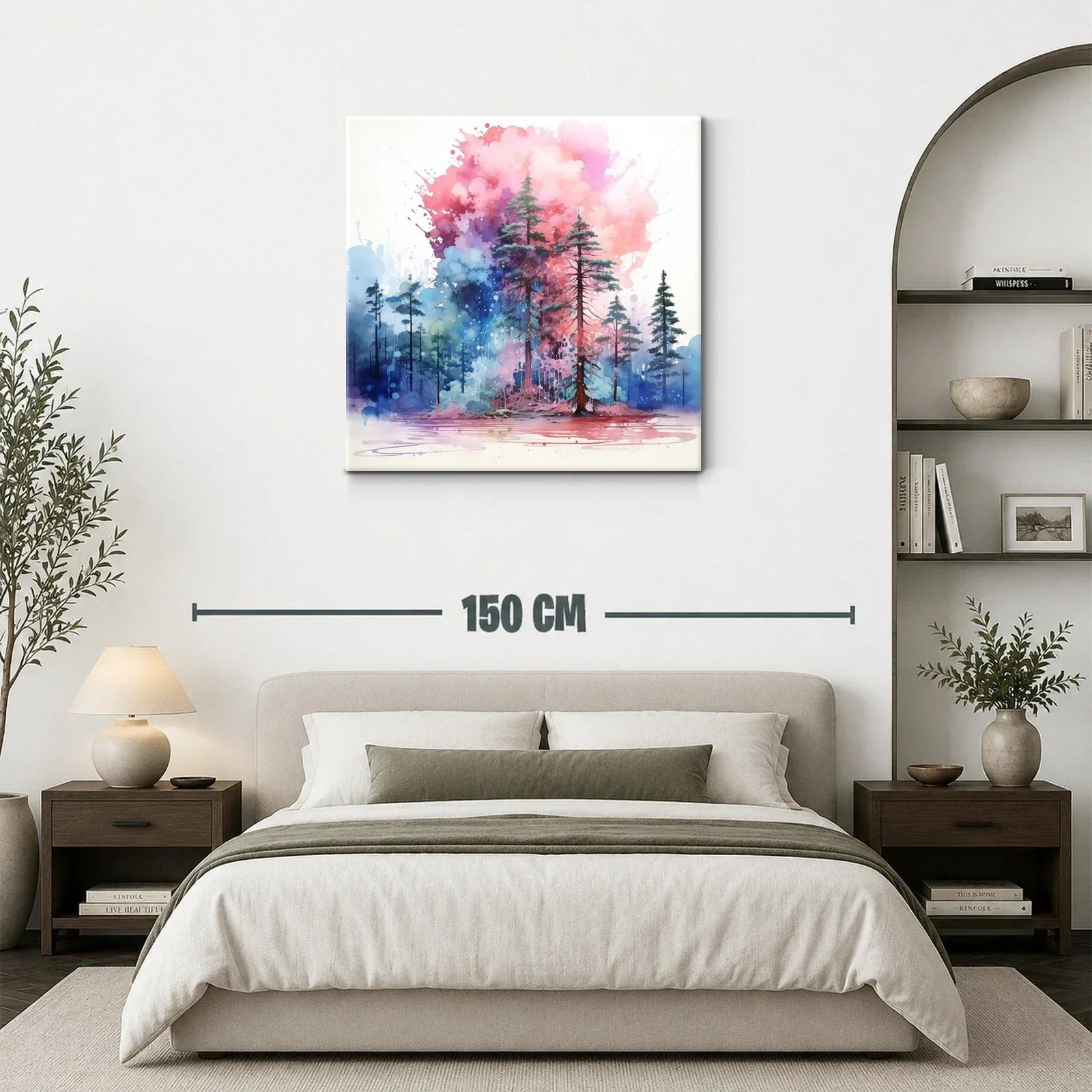 Bosque de ensueño con tonos vibrantes y mágicos — miniatura 3