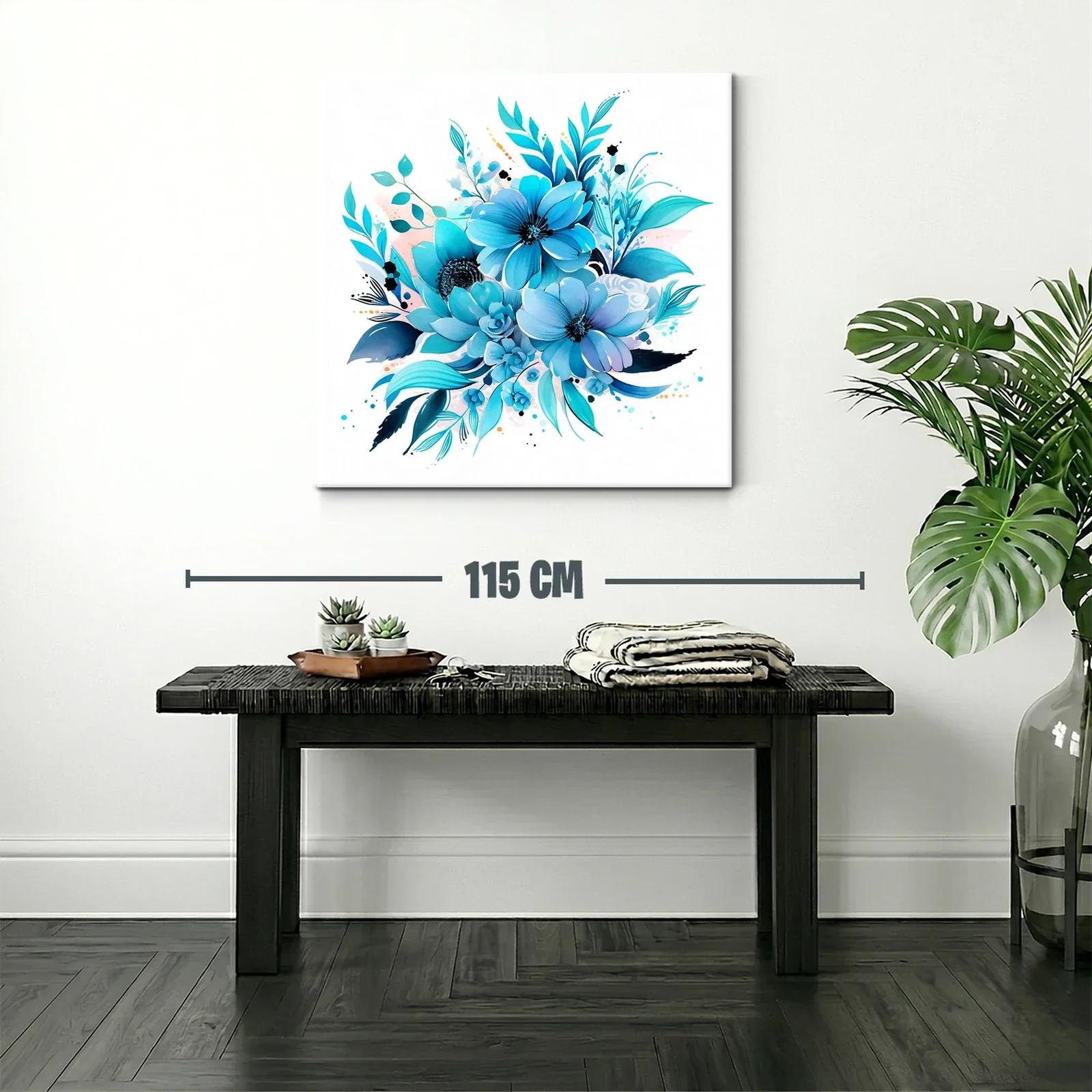 Ramo floral en tonos azules para ambiente relajante — miniatura 2