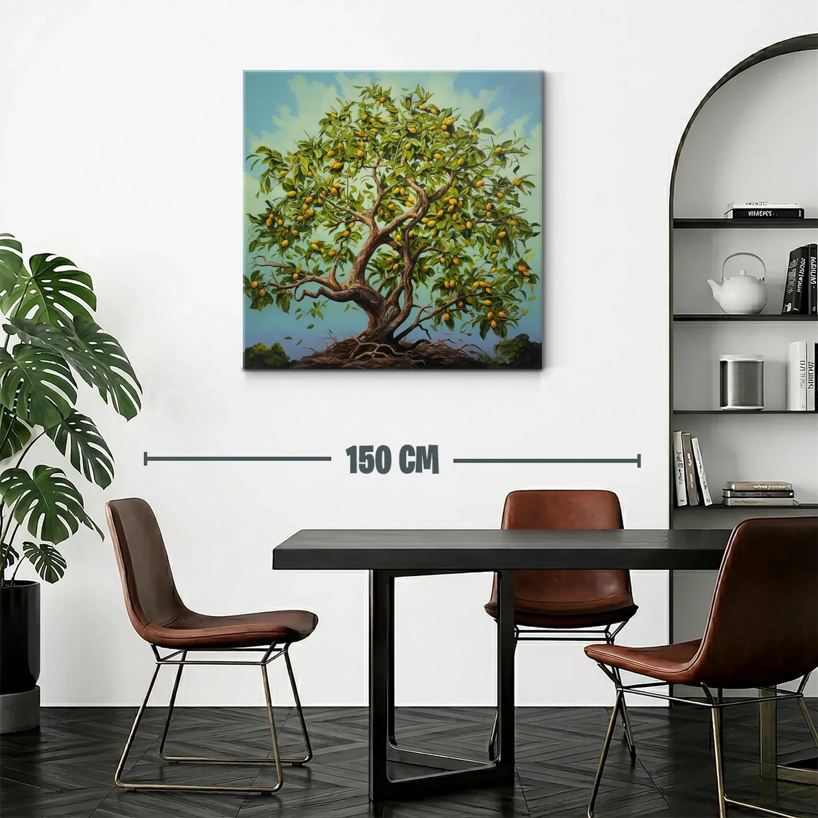 Árbol frutal con frutos cítricos en plena vitalidad — miniatura 2
