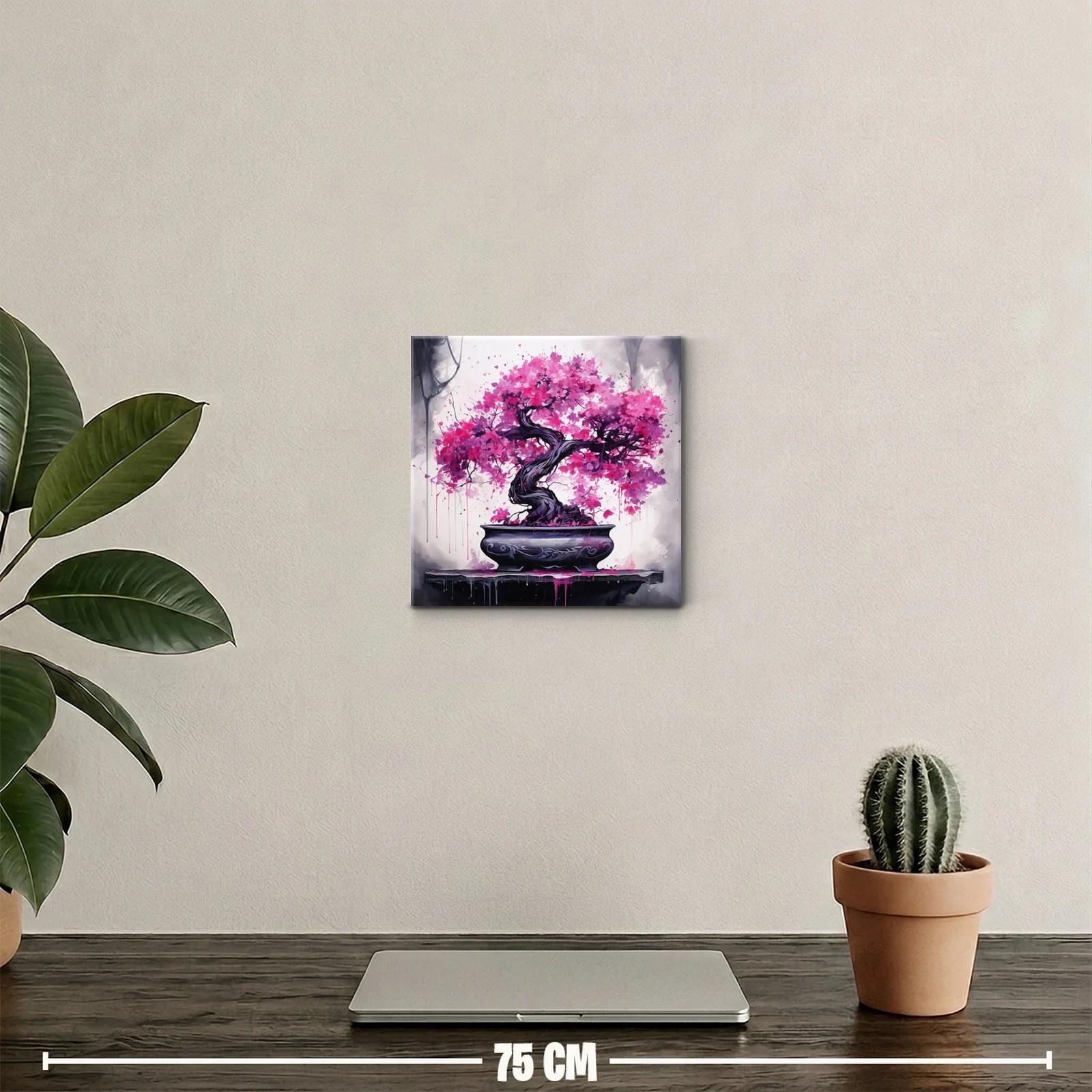 Bonsái con flores intensas para decoración elegante — miniatura 2