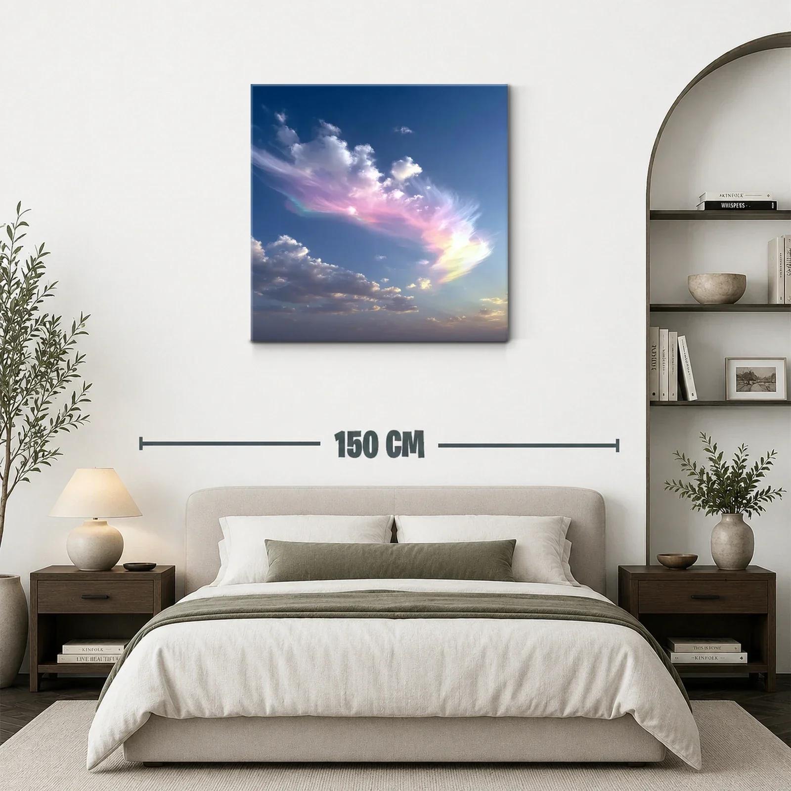 Cielo etéreo con nubes en tonos pastel y azul profundo — miniatura 3
