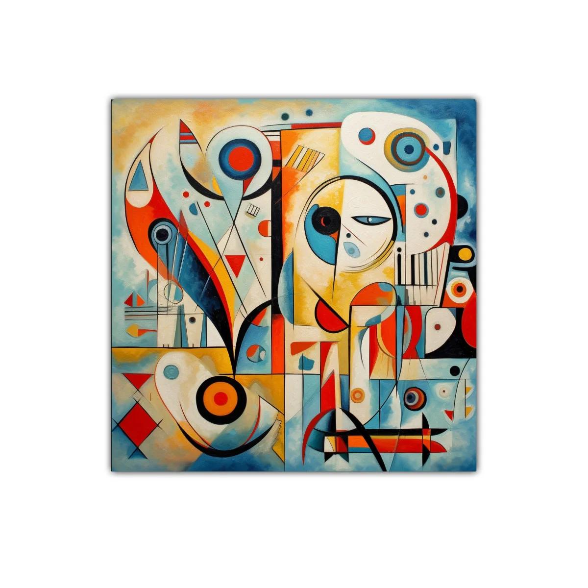 Composición abstracta con formas y colores vibrantes — imagen principal