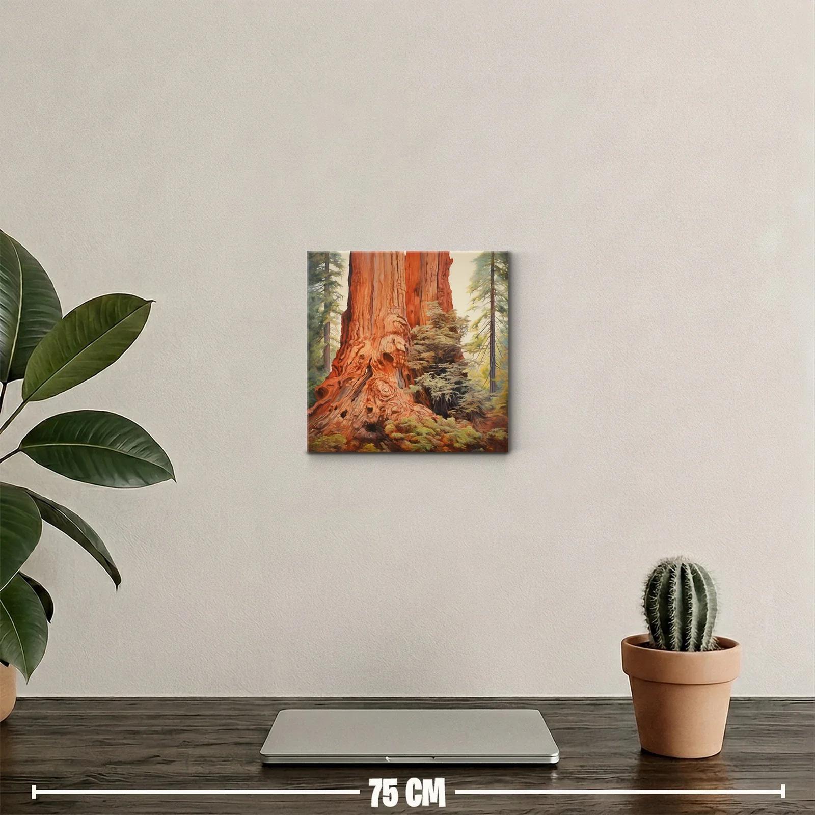 Majestuoso tronco de árbol en bosque antiguo — miniatura 2