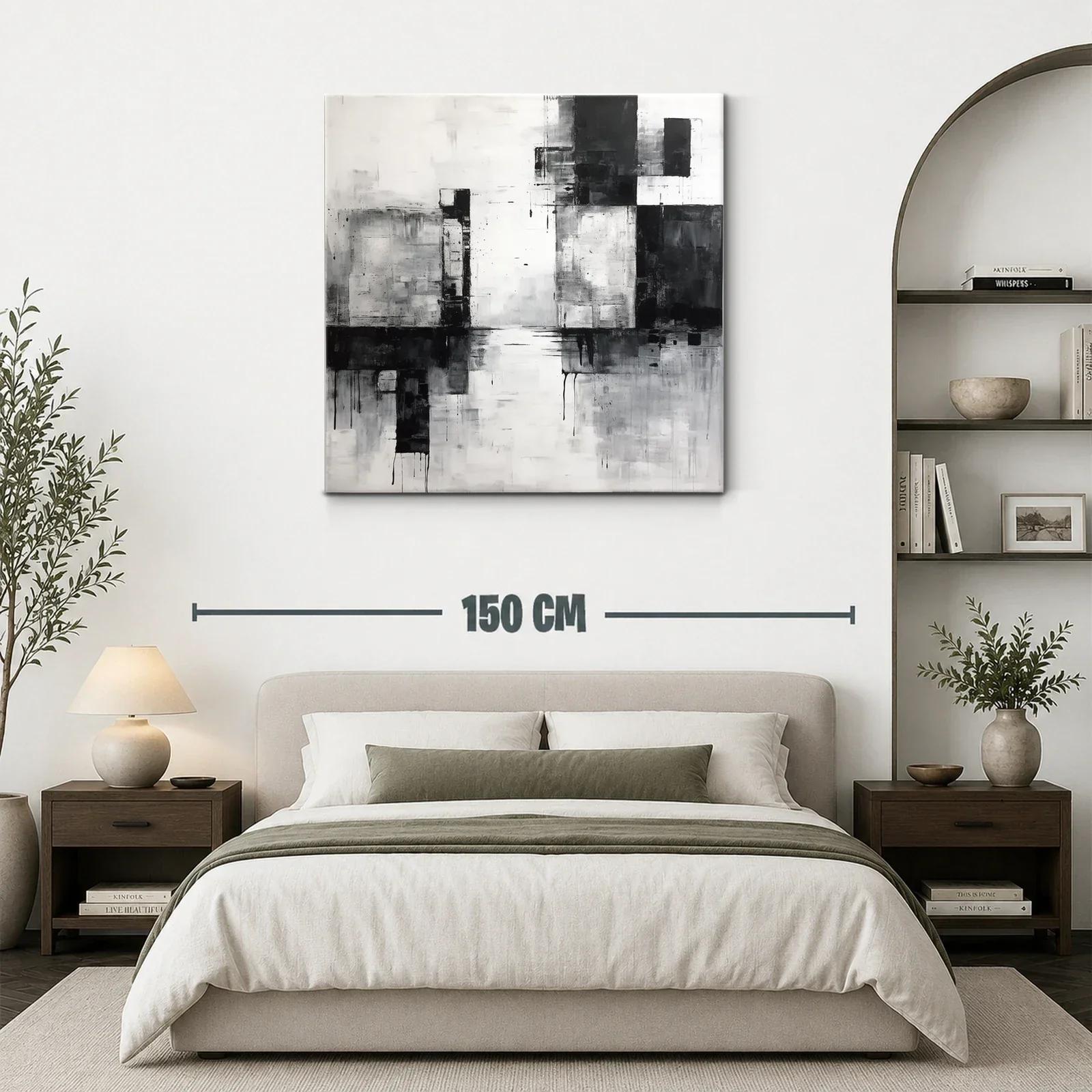Composición abstracta en escala de gris y negro — miniatura 3