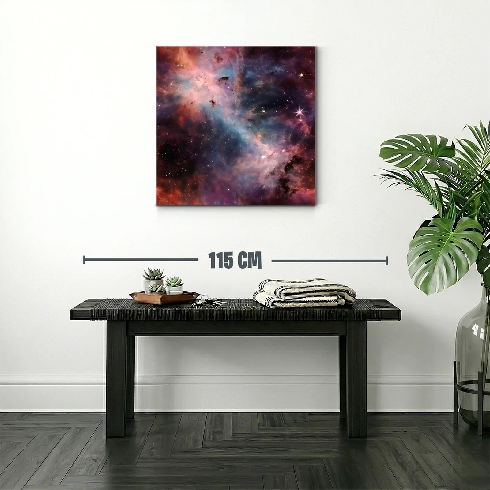 Cielo Cósmico con Nebulosas y Estrellas Brillantes — miniatura 2