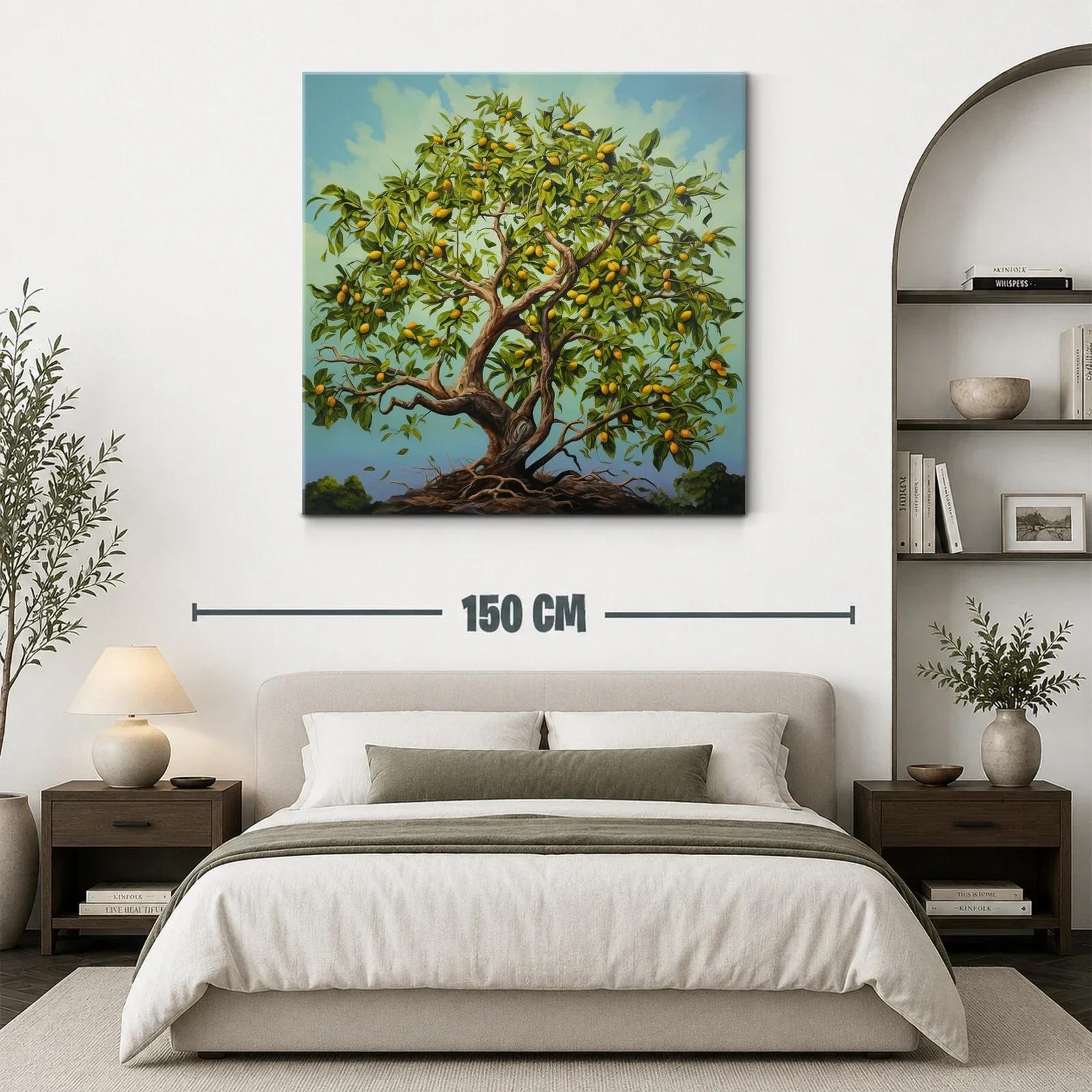 Árbol frutal con frutos cítricos en plena vitalidad — miniatura 3