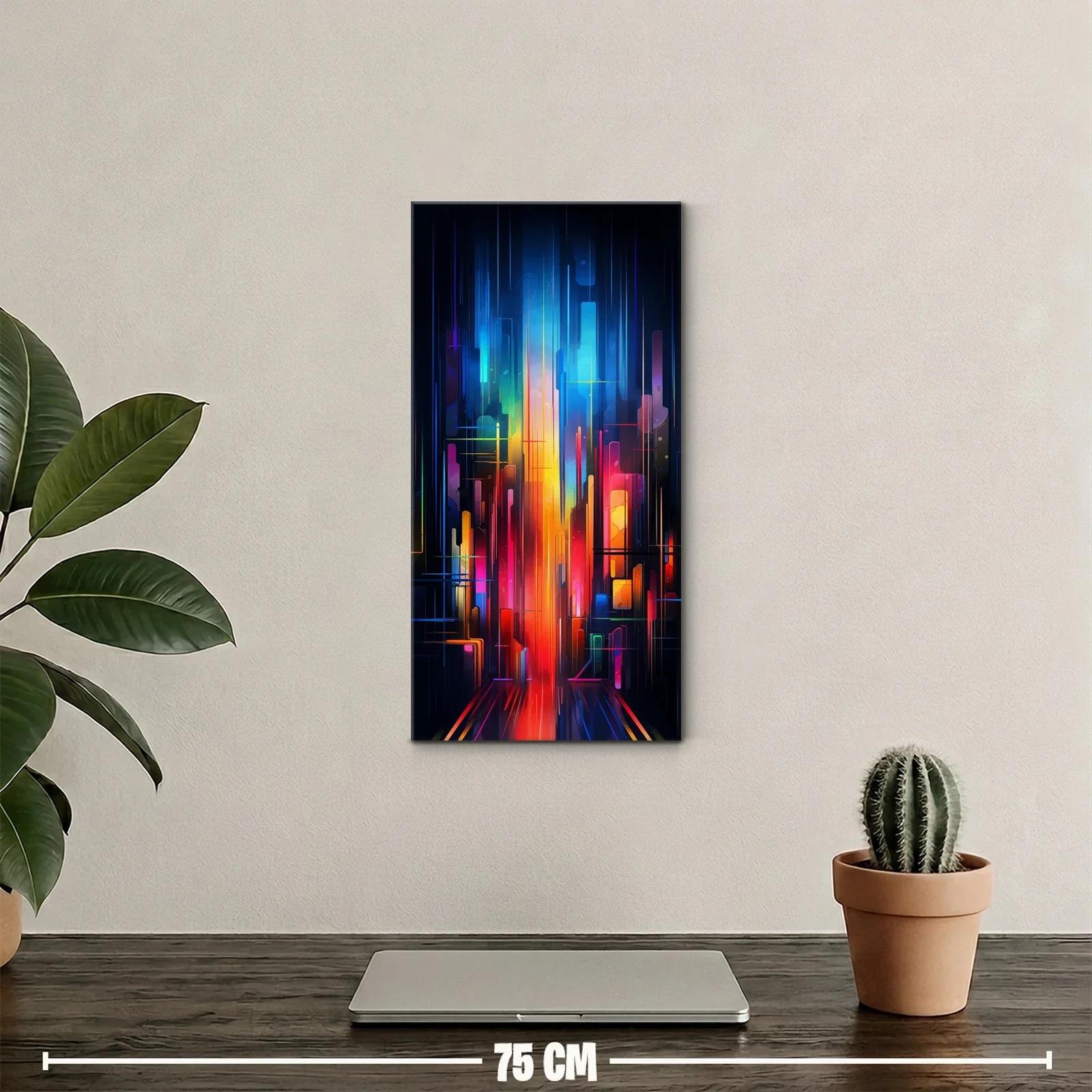 Cuadro luces verticales neón — miniatura 2