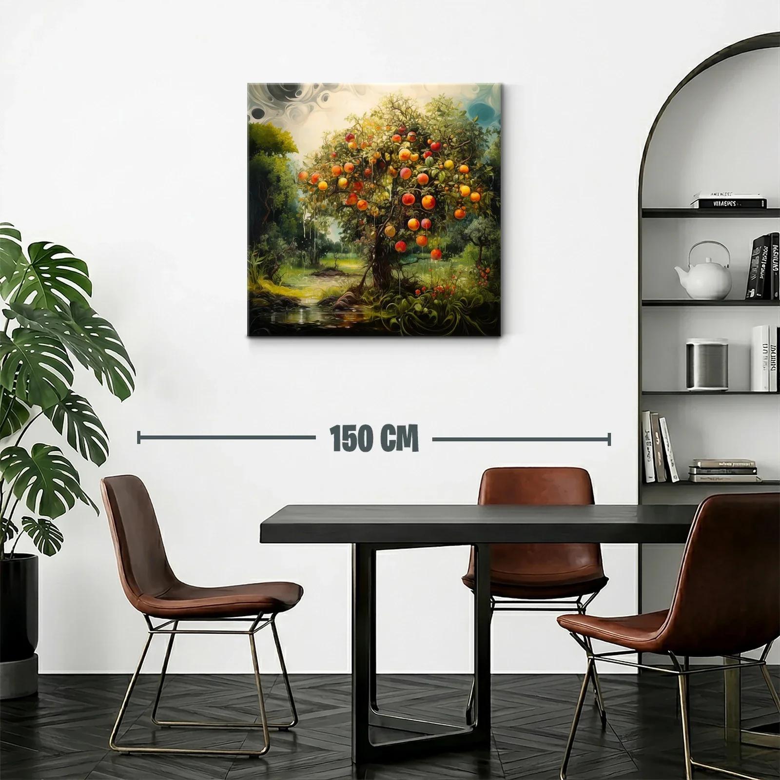 Árbol frutal vibrante en paisaje natural exuberante — miniatura 2