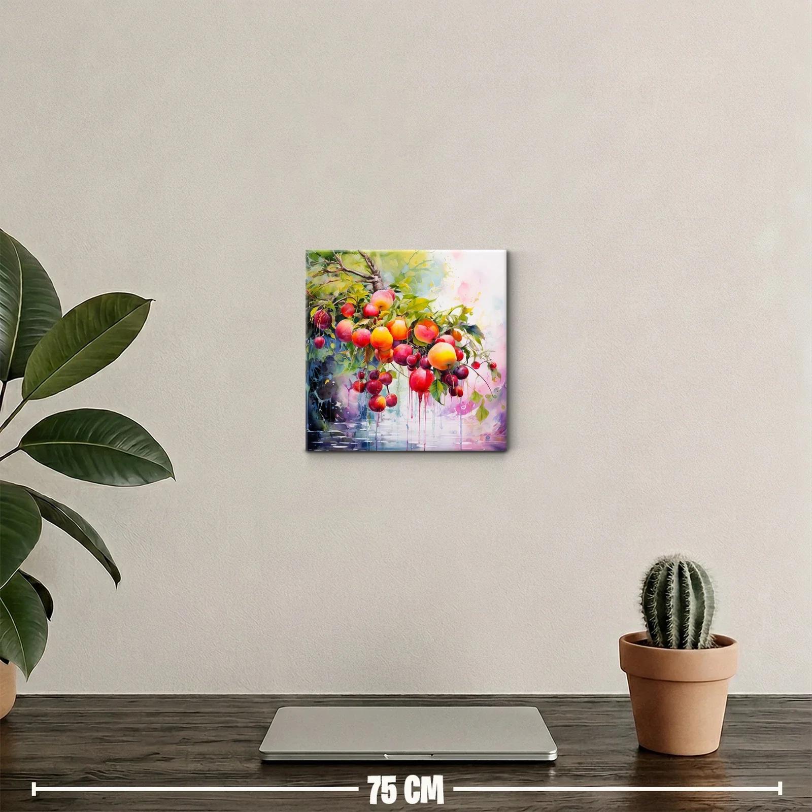 Frutos vibrantes colgantes en composición llena de vida — miniatura 2