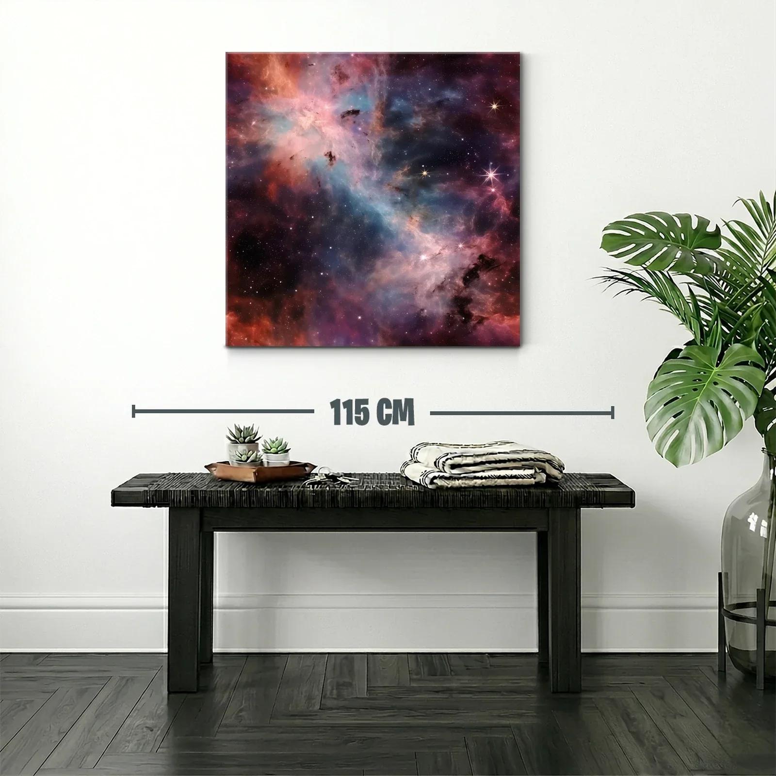 Cielo Cósmico con Nebulosas y Estrellas Brillantes — miniatura 2