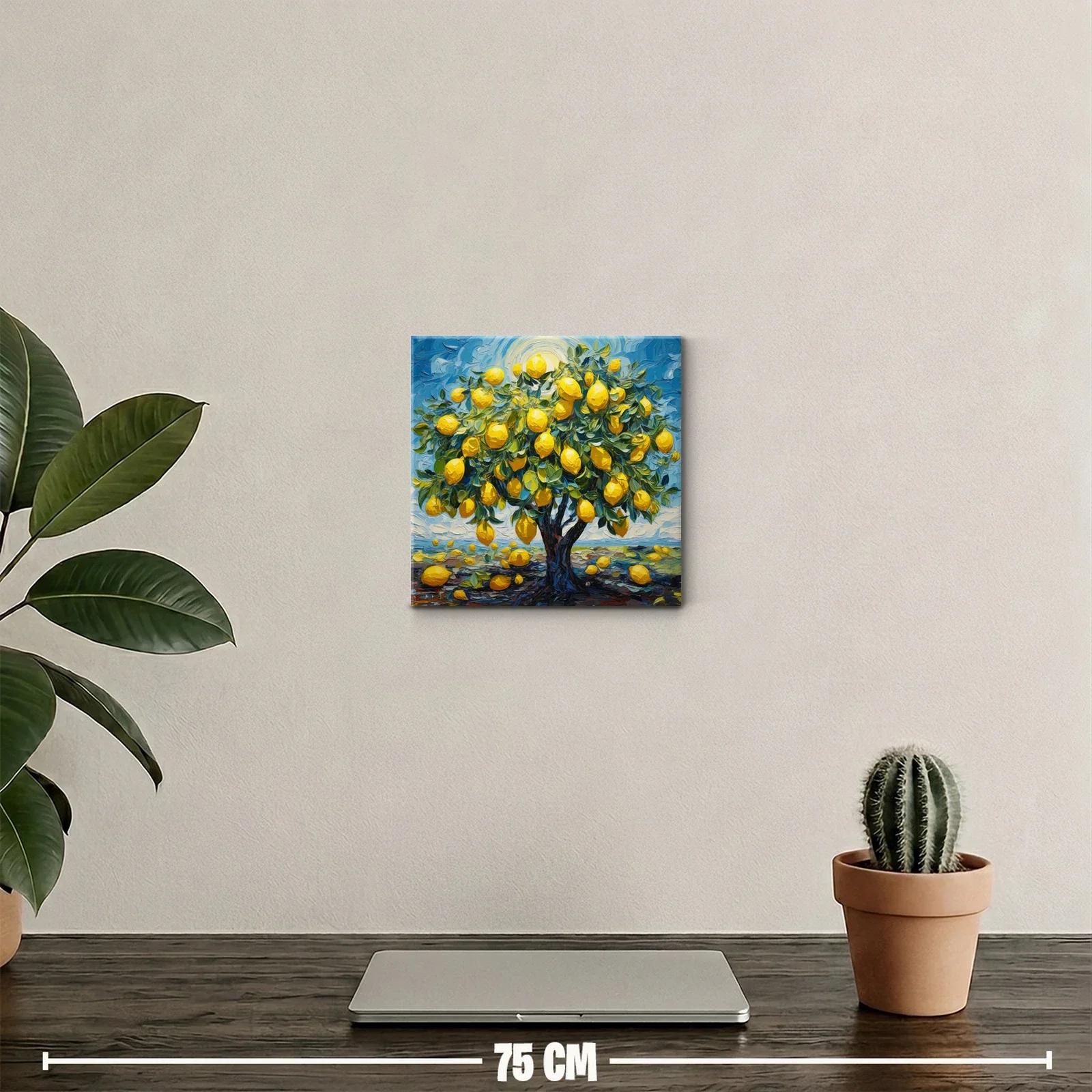 Árbol de limones vibrantes bajo un sol radiante — miniatura 2