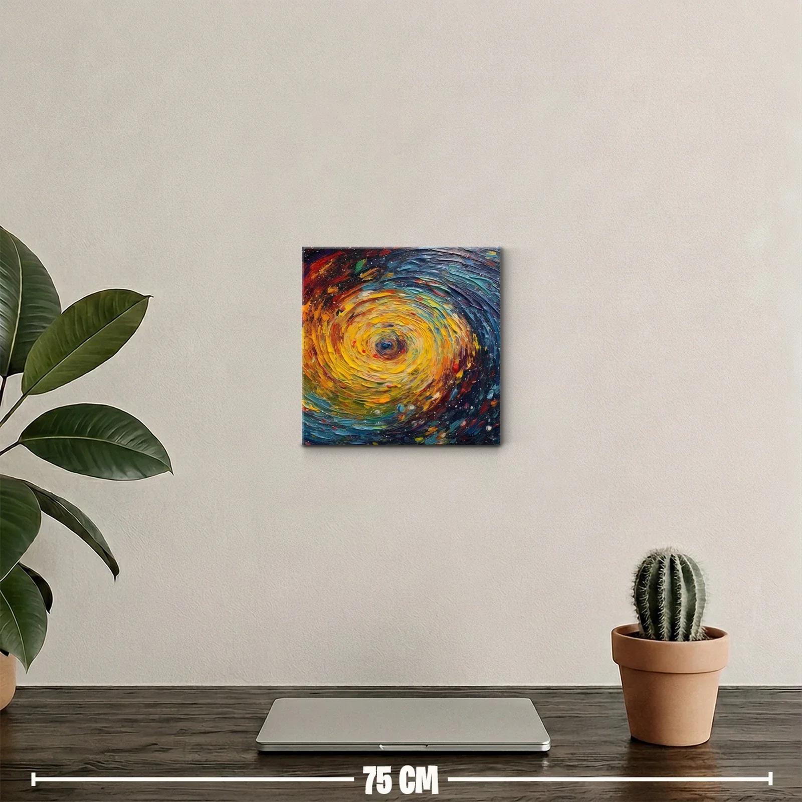 Cuadro Espiral Cósmico con Vibrante Explosión de Colores — miniatura 2
