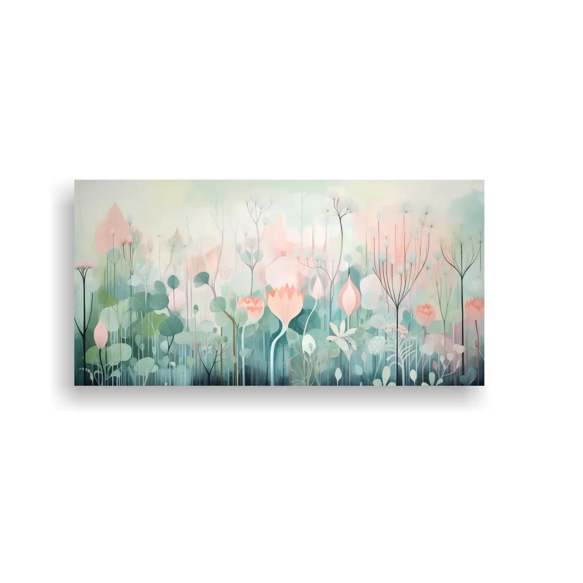 Cuadro prado de flores silvestres con fondo difuminado — imagen principal