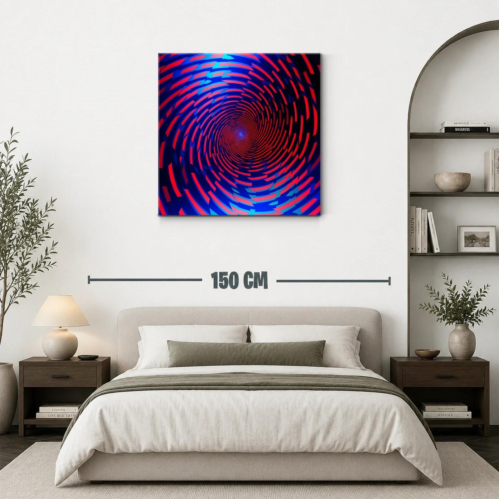 Diseño abstracto en espiral con tonos vibrantes y profundos — miniatura 3