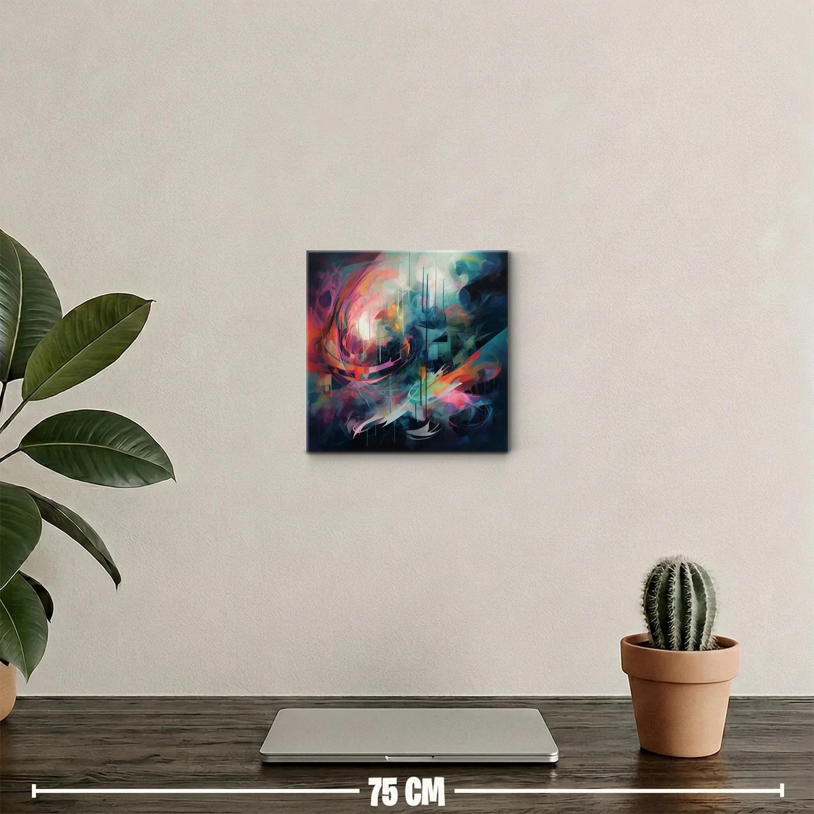 Composición abstracta con vibrantes colores dinámicos — miniatura 2