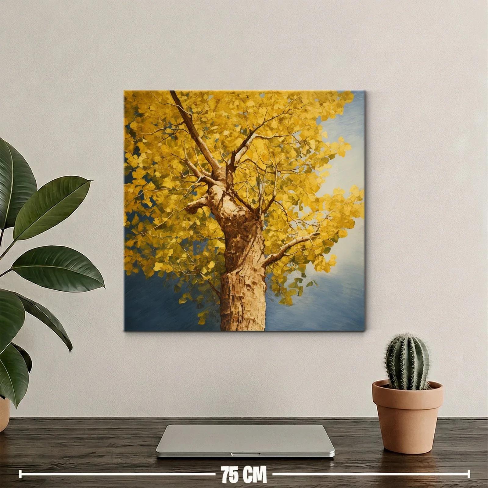 Árbol dorado bajo un cielo sereno — miniatura 2
