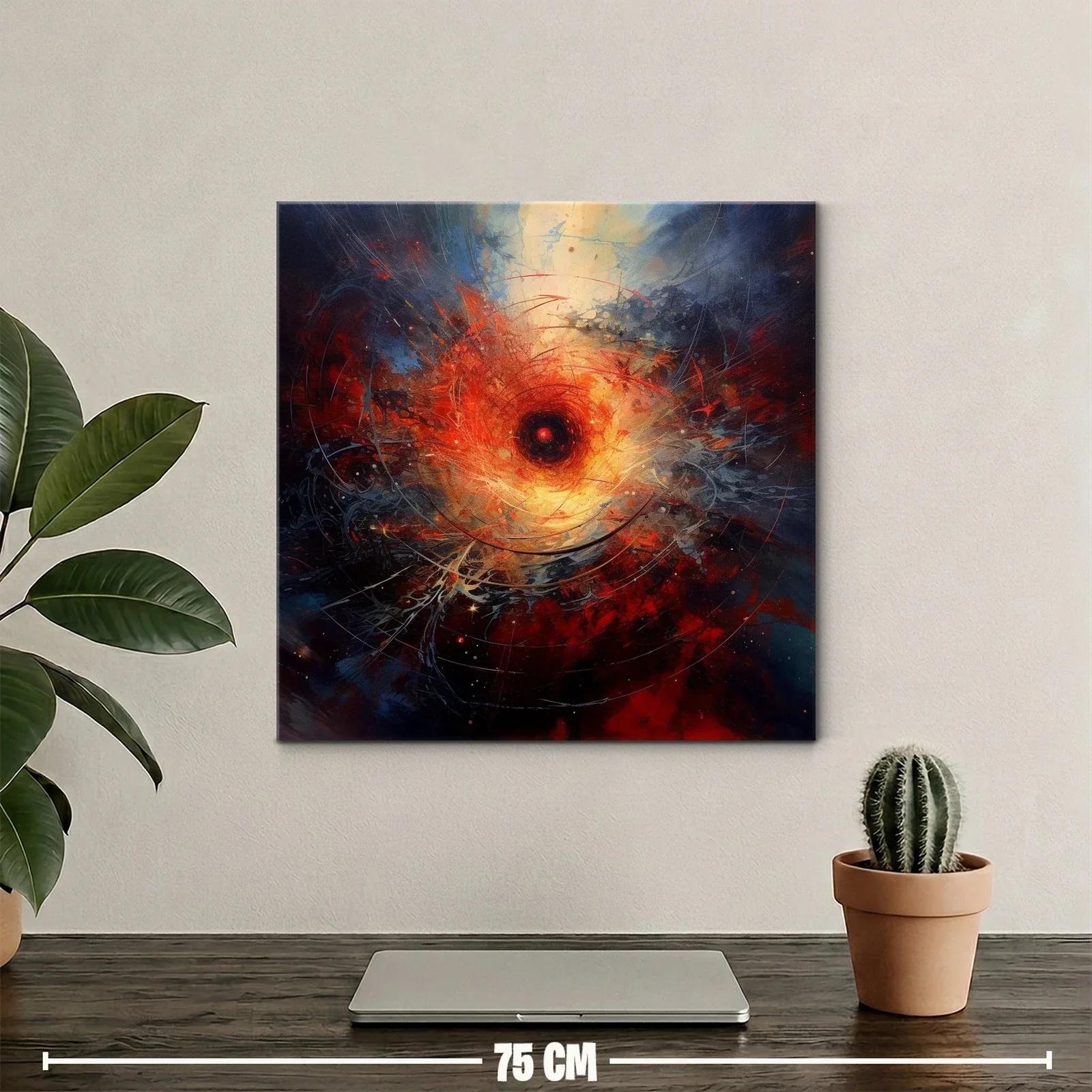 Explosión Cósmica con Tonos Intensos y Vibrantes — miniatura 2