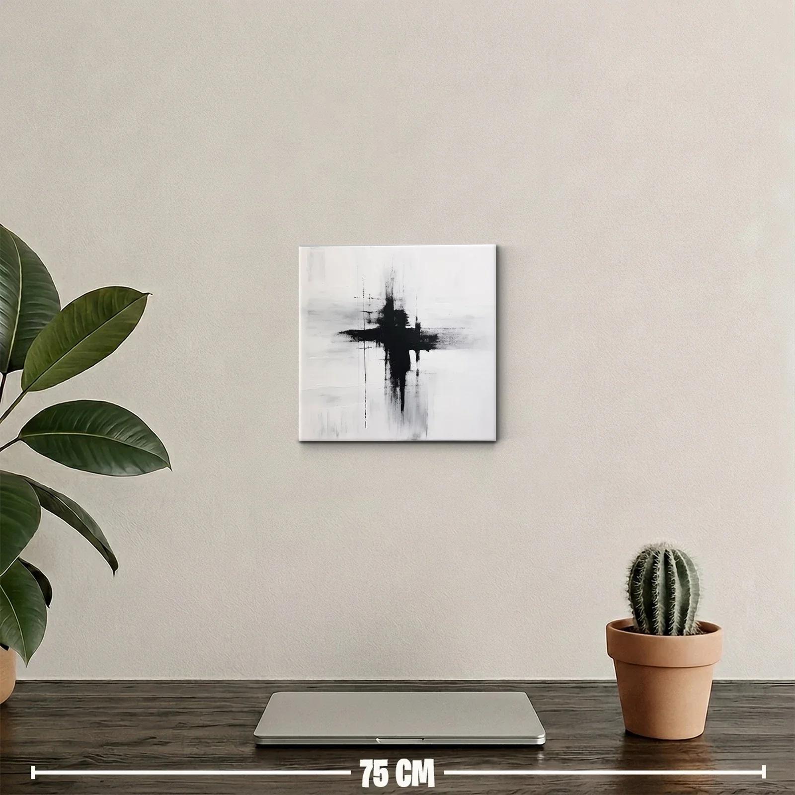 Impacto minimalista en blanco y negro para espacios modernos — miniatura 2