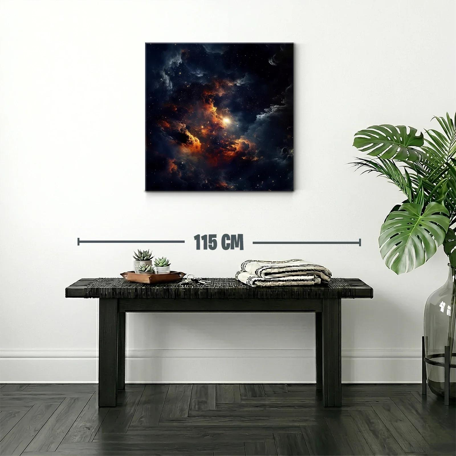 Cuadro Cósmico con Nebulosas y Estrellas Brillantes — miniatura 2